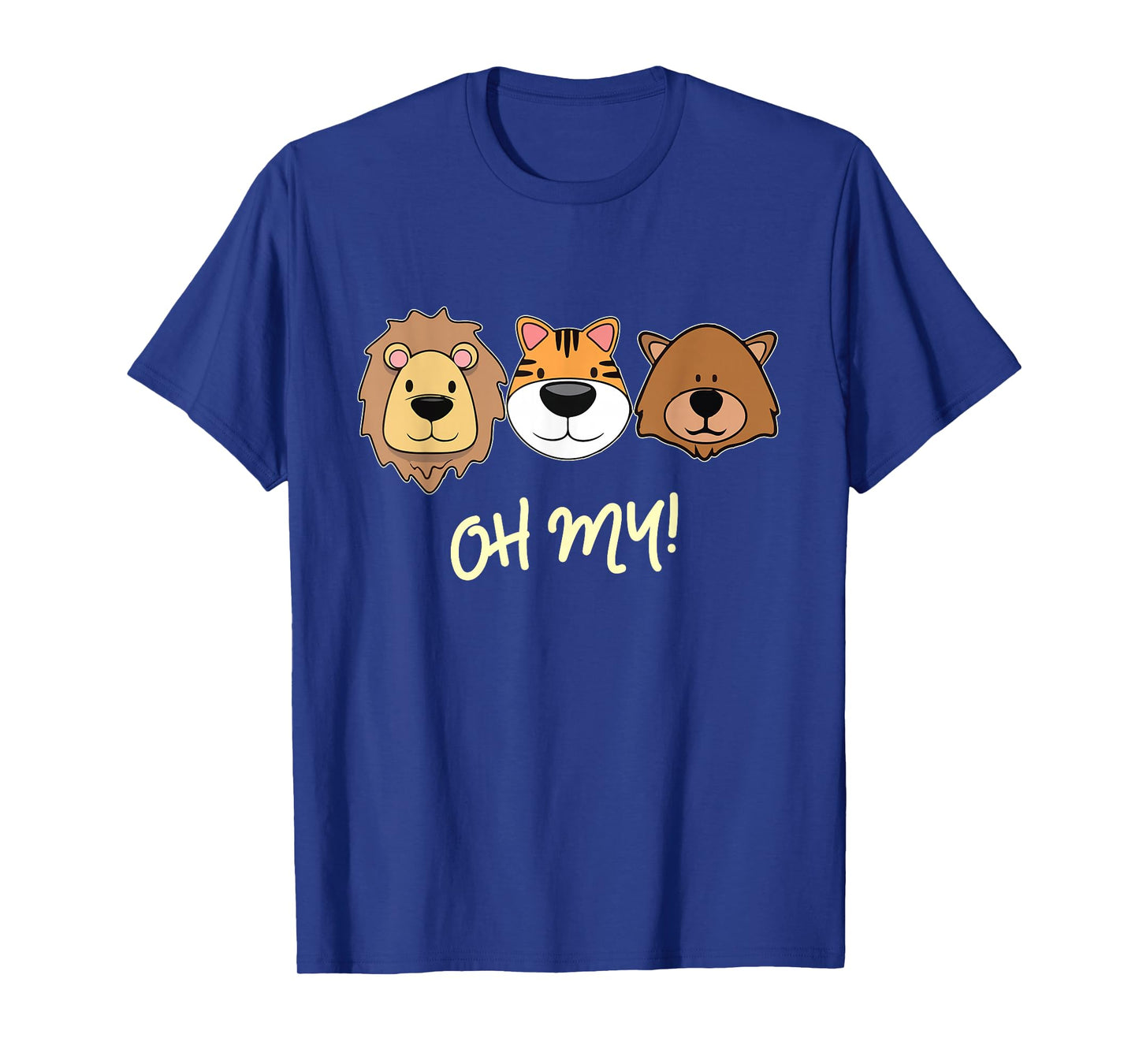 Lion Tiger and Bear Oh My Fun Jungle Zoo Animal Lover Gift T-Shirt