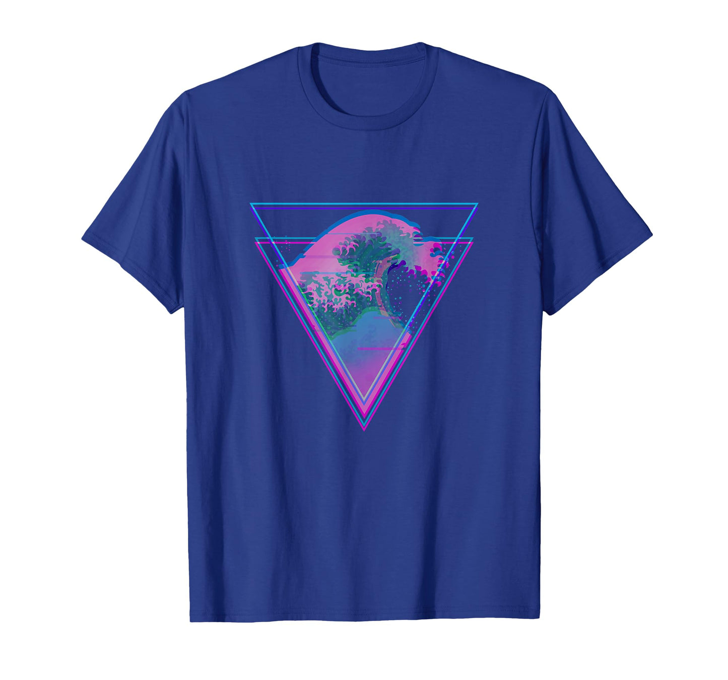 Kanagawa Great Wave Japan Aesthetic Vaporwave E-Girls Glitch T-Shirt