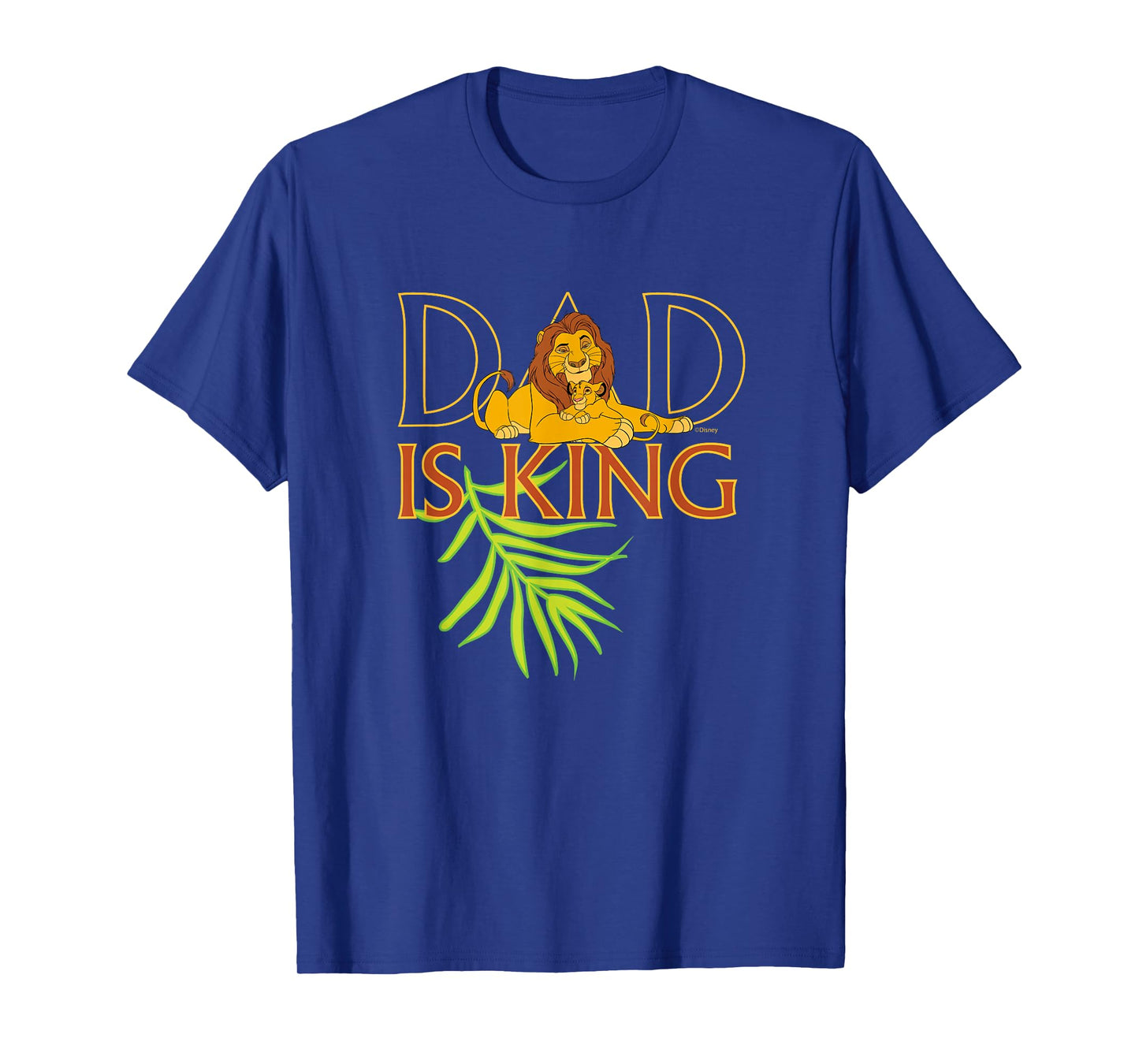 Disney The Lion King Dad is King Mufasa & Simba Father's Day T-Shirt