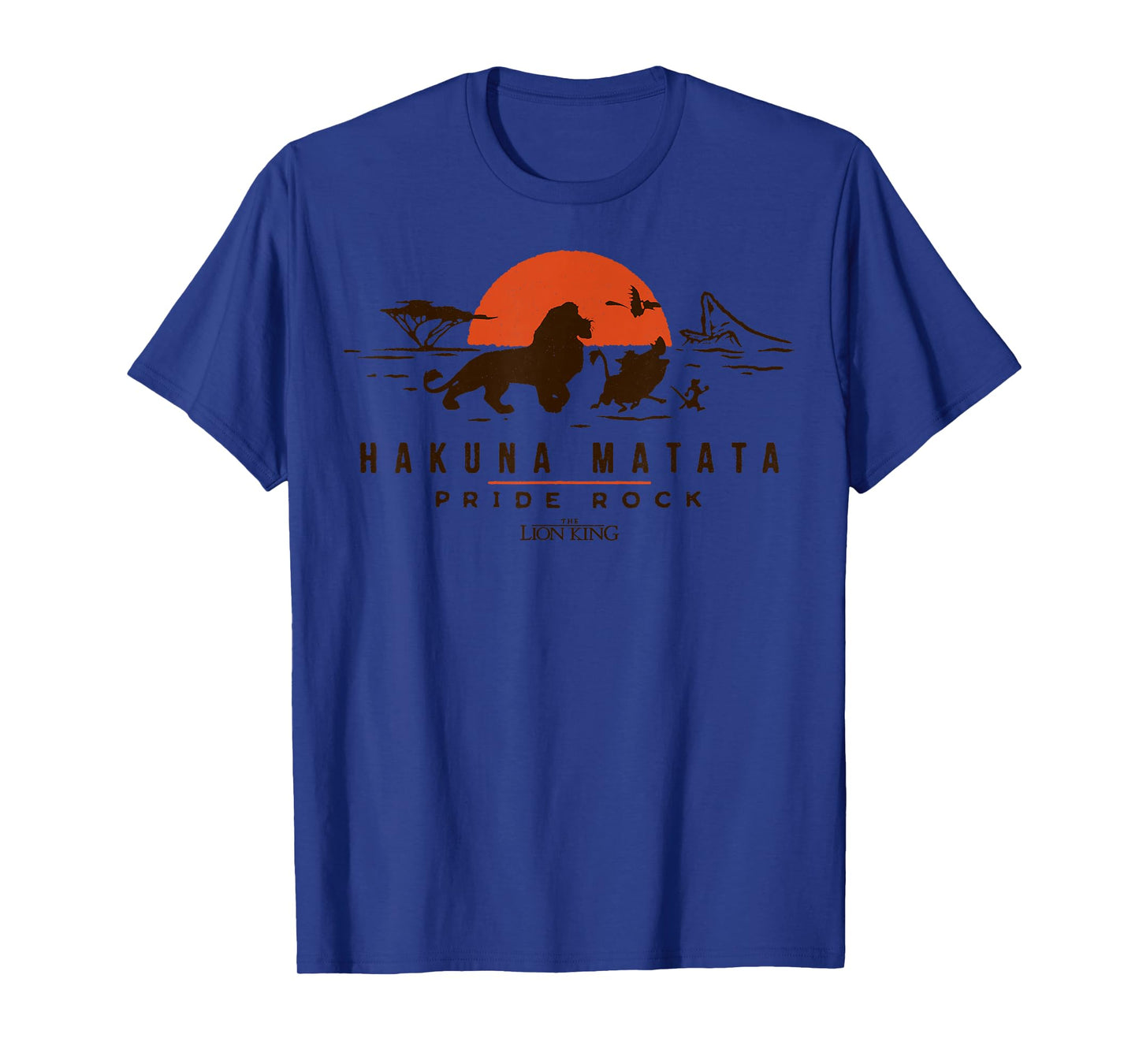 Disney Lion King Simba Pride Rock Sunset Graphic T-Shirt T-Shirt