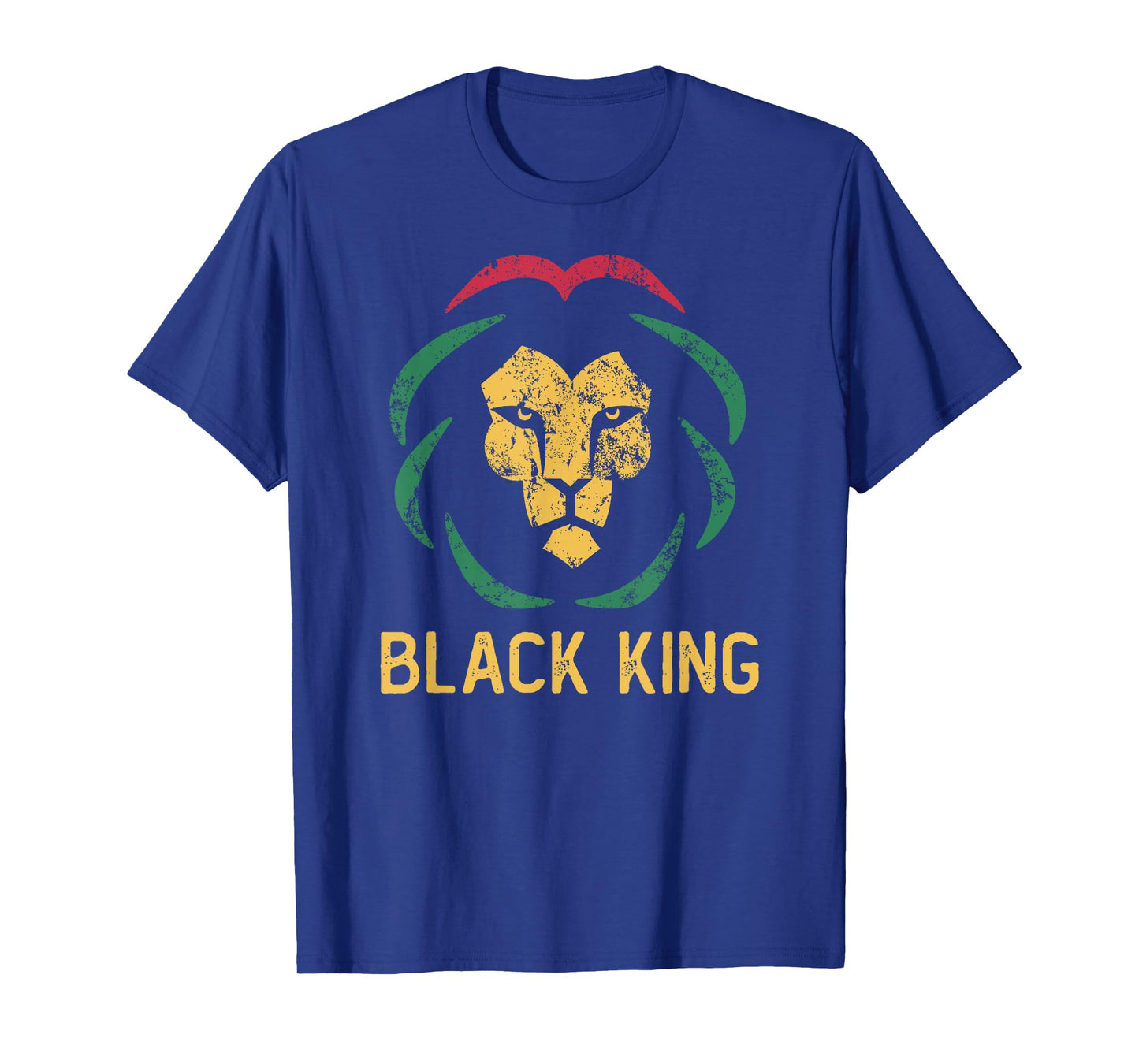Black King Lion Black History Month Men & Juneteenth Boys T-Shirt