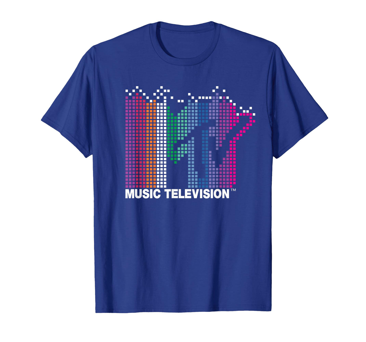 MTV - Rainbow Pixel Logo T-Shirt