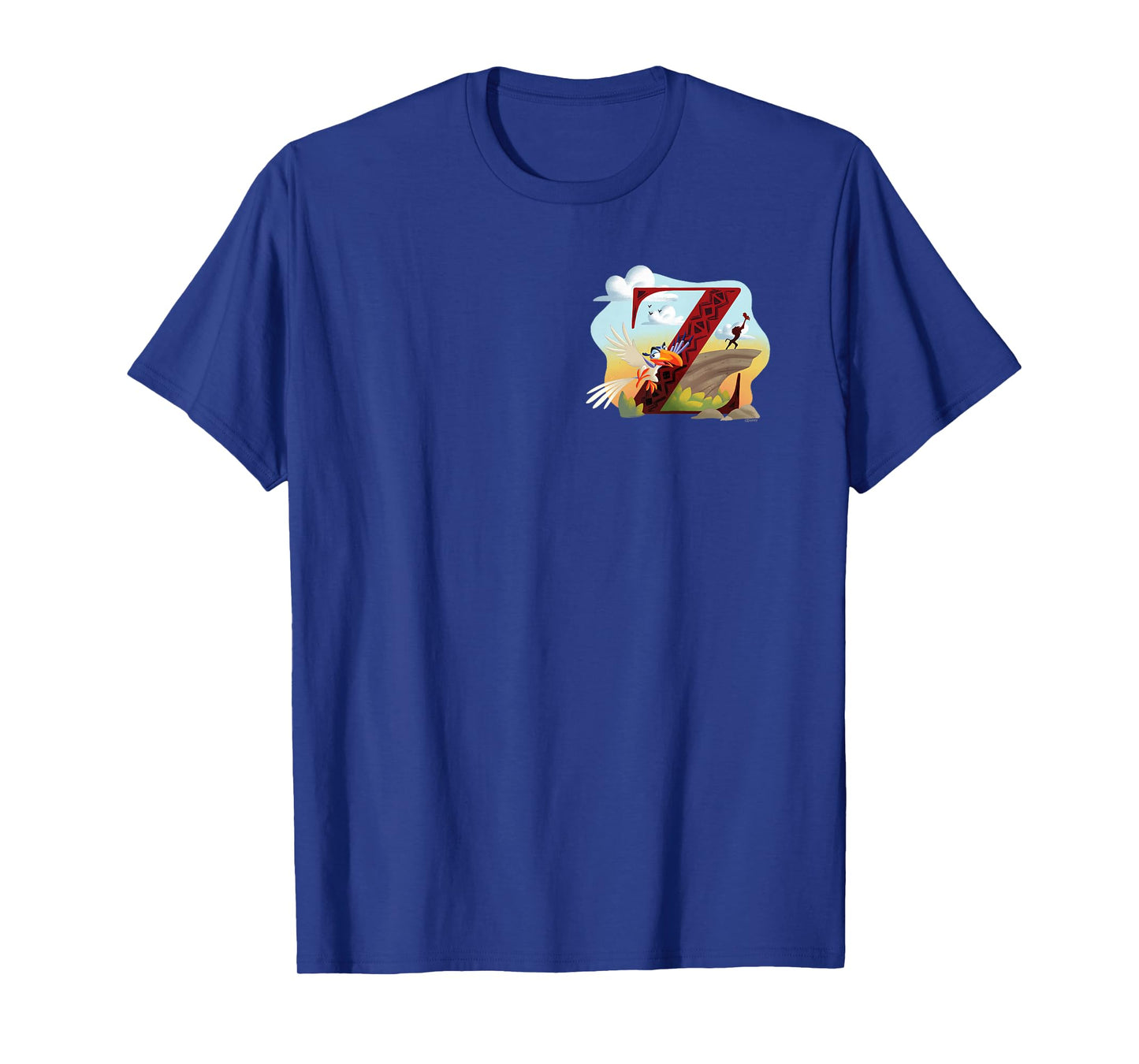 Disney Alphabet Monogram The Lion King Letter Z for Zazu T-Shirt