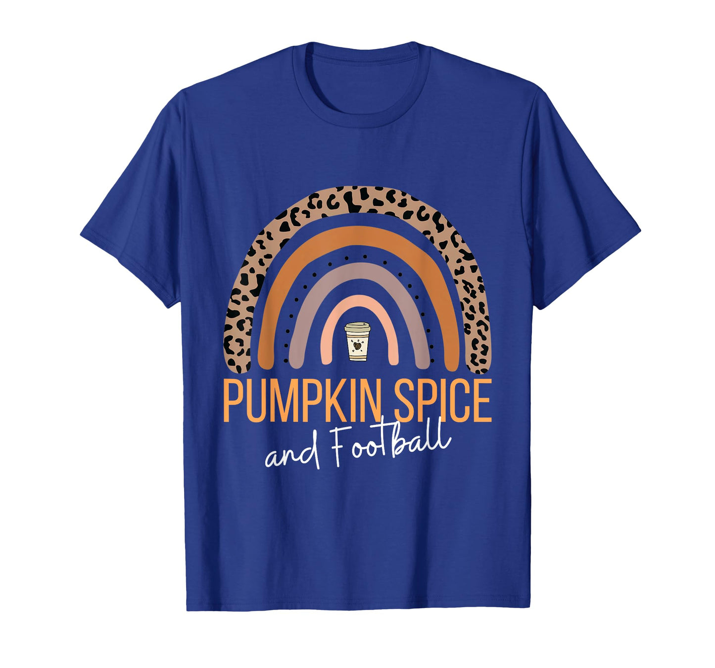 Pumpkin Spice and Football Boho Fall Tee For Women T-Shirt