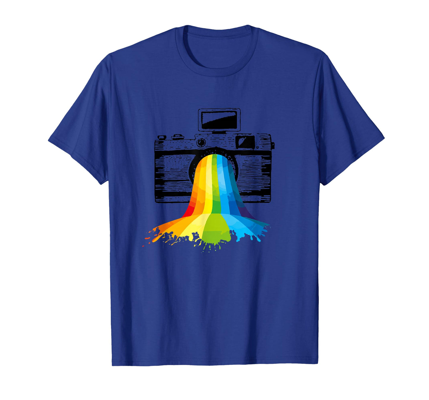 Photography Art T-Shirt Camera Rainbow Photographer Gift T-Shirt