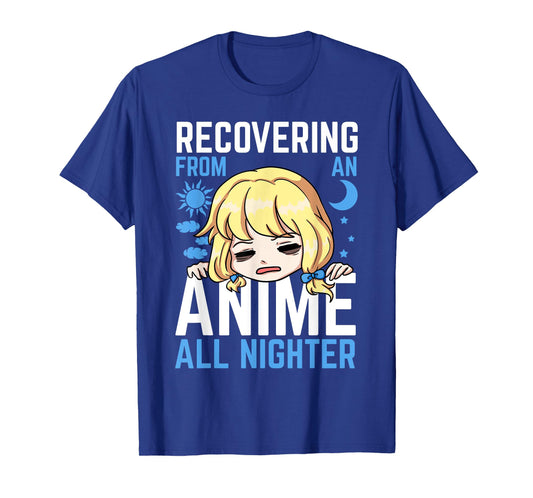 Anime All Nighter Japanese Manga Sun Series Moon Cloud Star T-Shirt