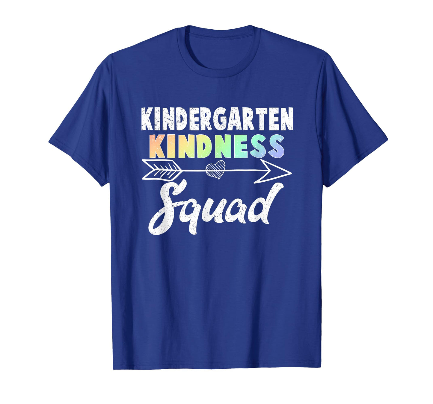 Teacher Team Shirt Kindergarten Kindness Squad Rainbow Gift T-Shirt for Men Women Kids