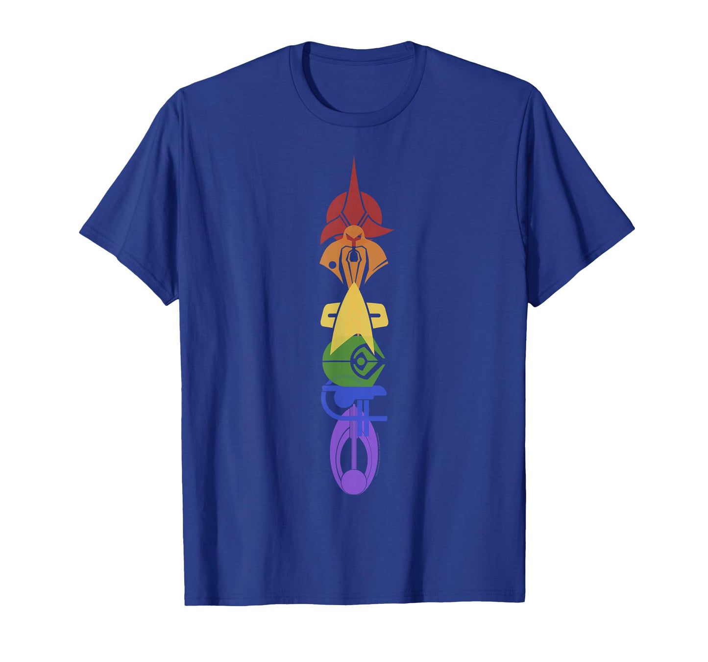 Star Trek: Deep Space Nine United Rainbow Symbol Stack T-Shirt