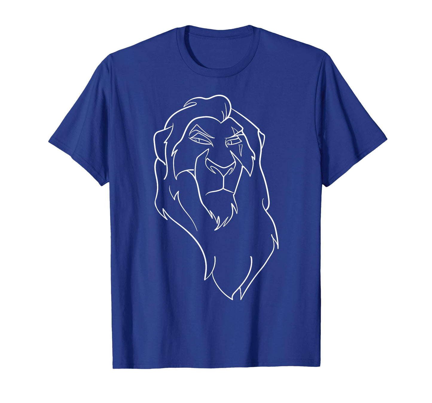 Disney Lion King Scar Line Art Graphic T-Shirt T-Shirt