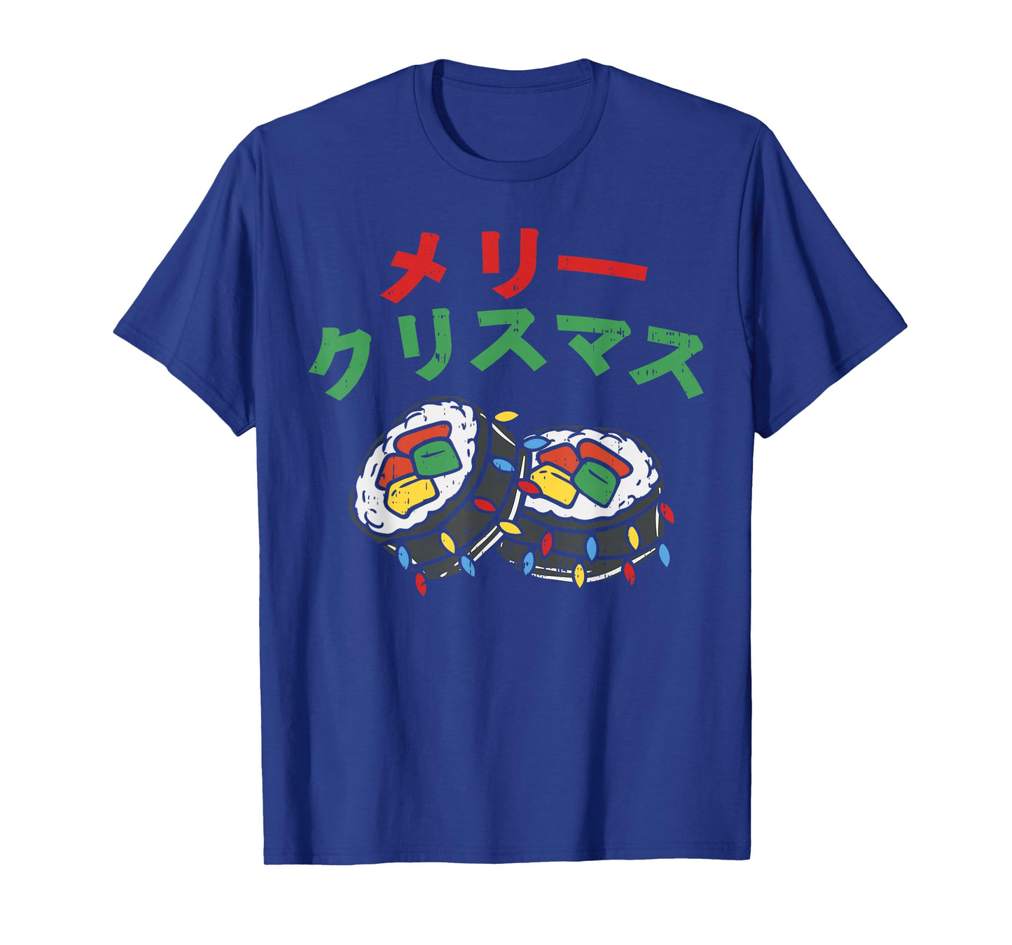 Merry Christmas Japanese Shirt Japan Sushi Meri Kurisumasu T-Shirt