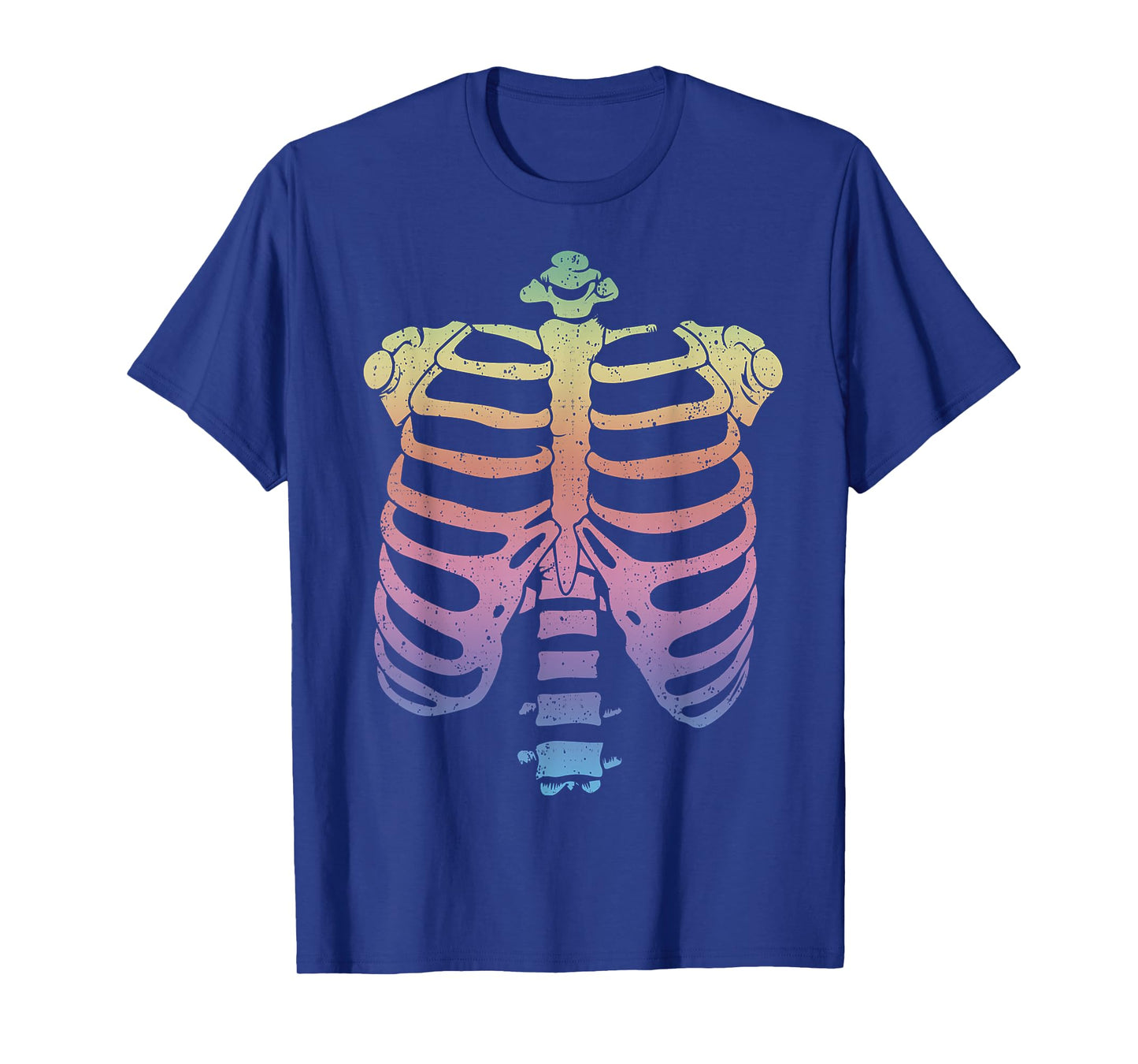 Halloween Skeleton Rib Cage T-Shirt Zombie Costume Tee Shirt T-Shirt