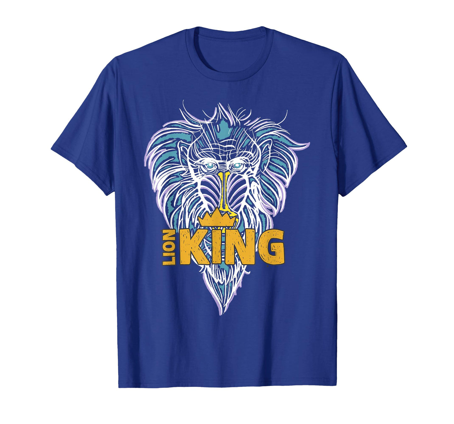 Disney The Lion King Pastel Rafiki Crown Logo T-Shirt