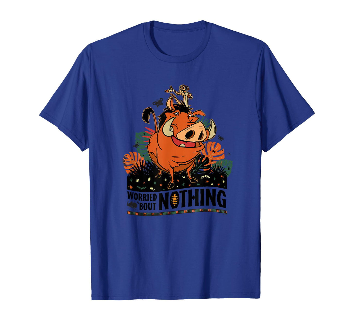 Disney The Lion King 30th Timon Pumbaa Worried ‘Bout Nothing T-Shirt
