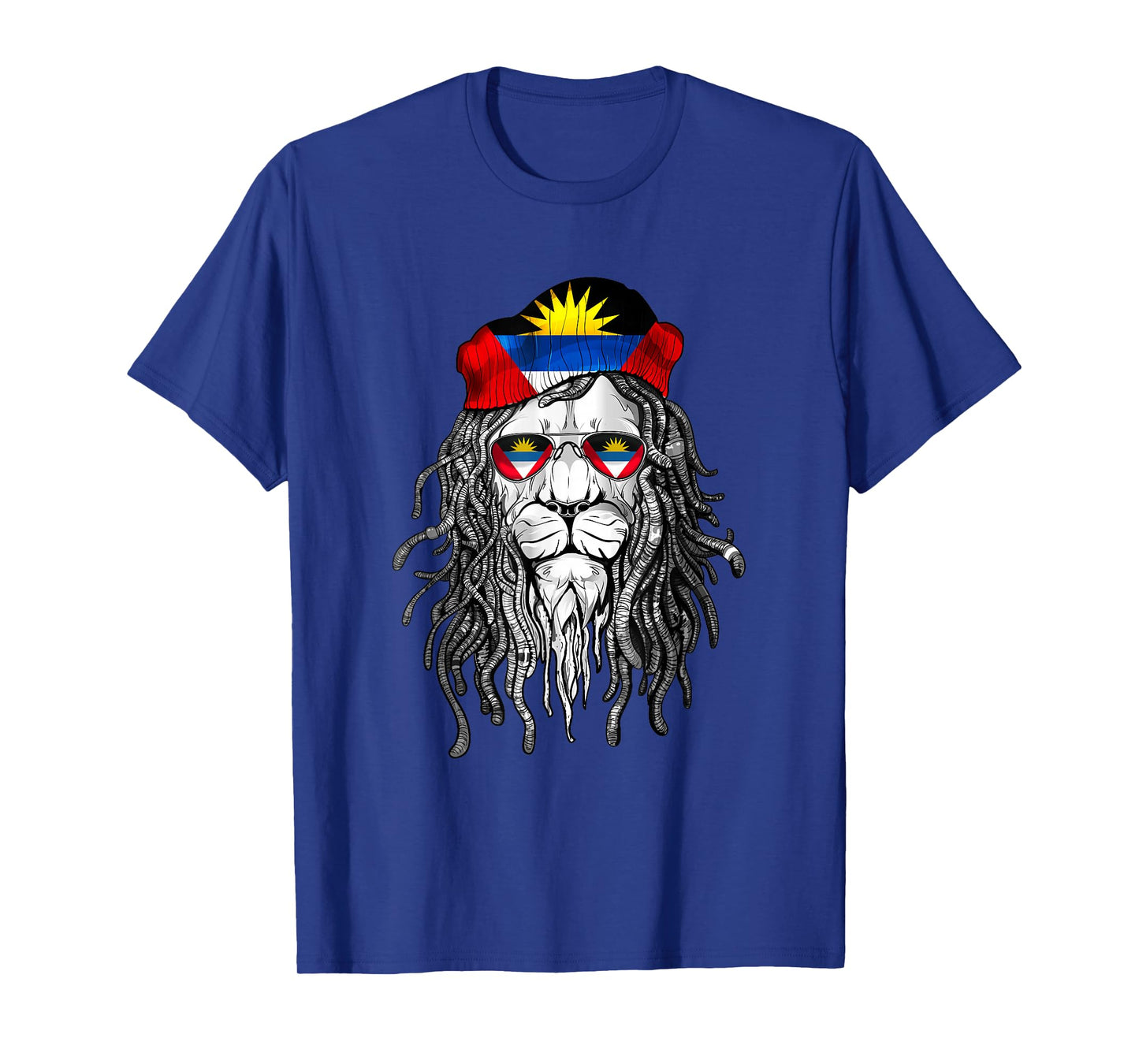 Antigua and Barbuda Tshirt Antigua and Barbuda Flag Lion Tee T-Shirt
