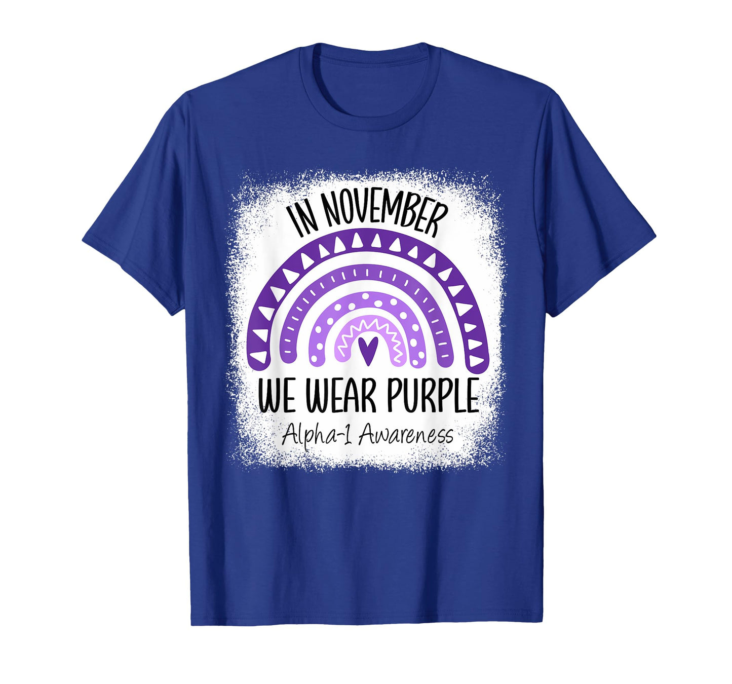 Rainbow Alpha-1 Antitrypsin Deficiency Awareness Month T-Shirt