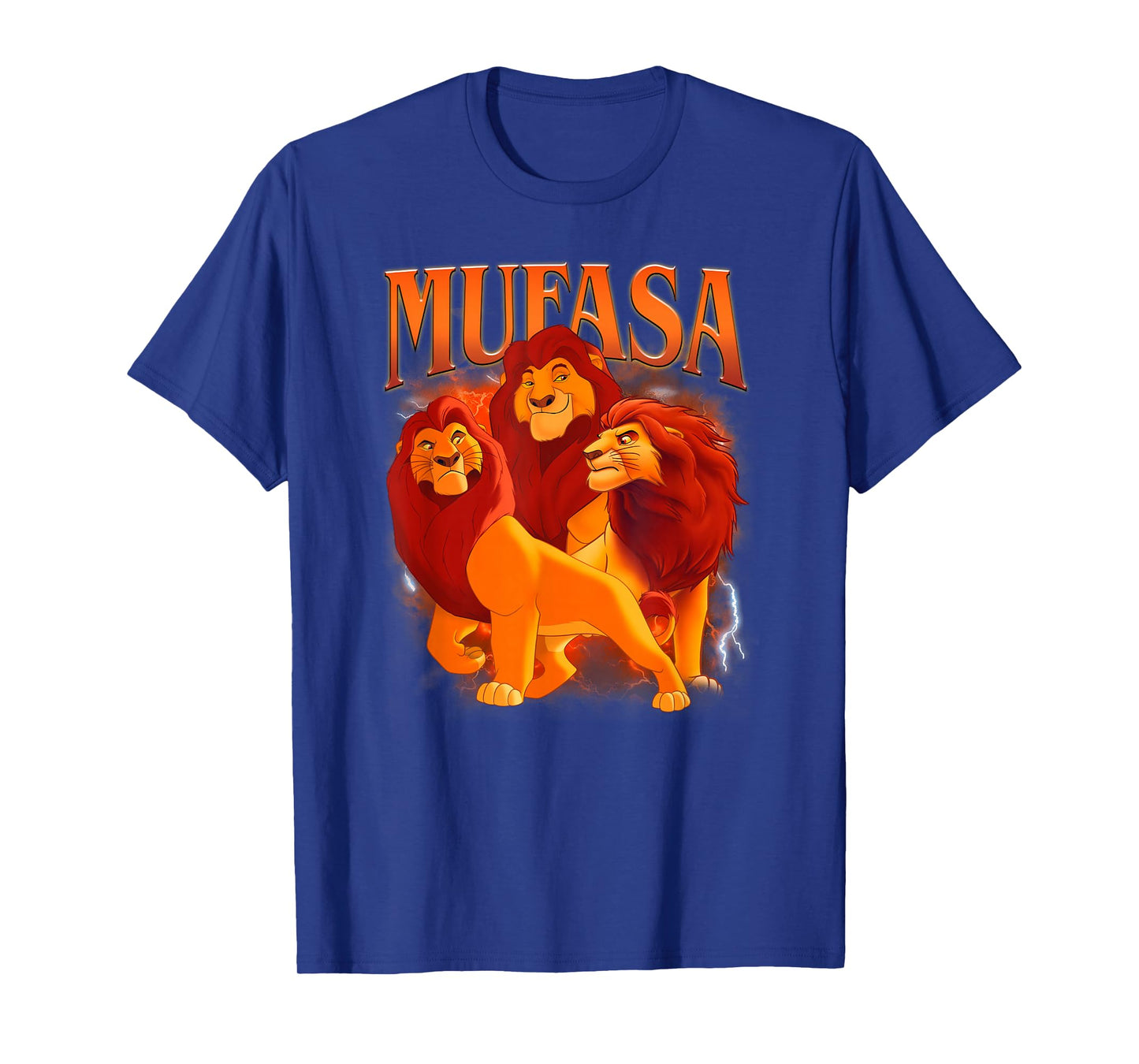 Disney The Lion King Mufasa Multipose Distressed Portrait T-Shirt