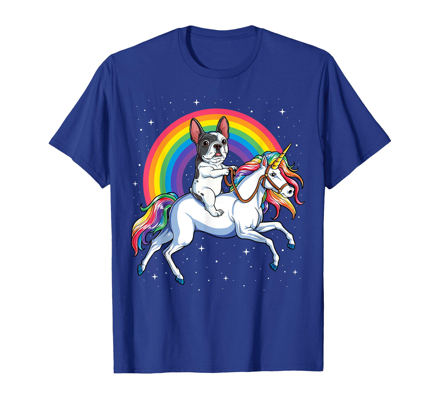 French Bulldog Unicorn Shirt Girls Space Galaxy Frenchicorn T-Shirt