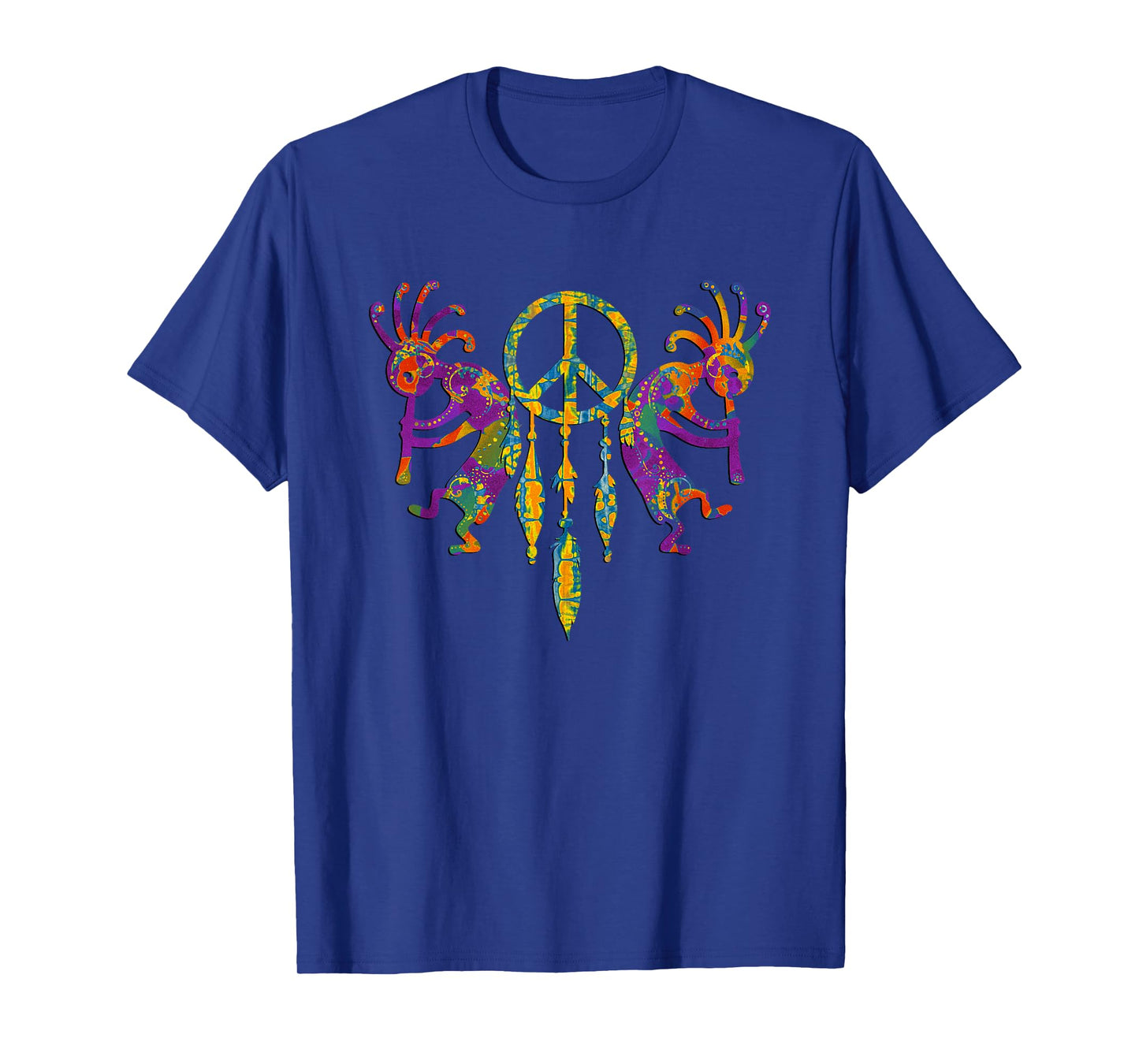KOKOPELLI Duo - PEACE Dreamcatcher 1 - Culture Fan T-Shirt T-Shirt