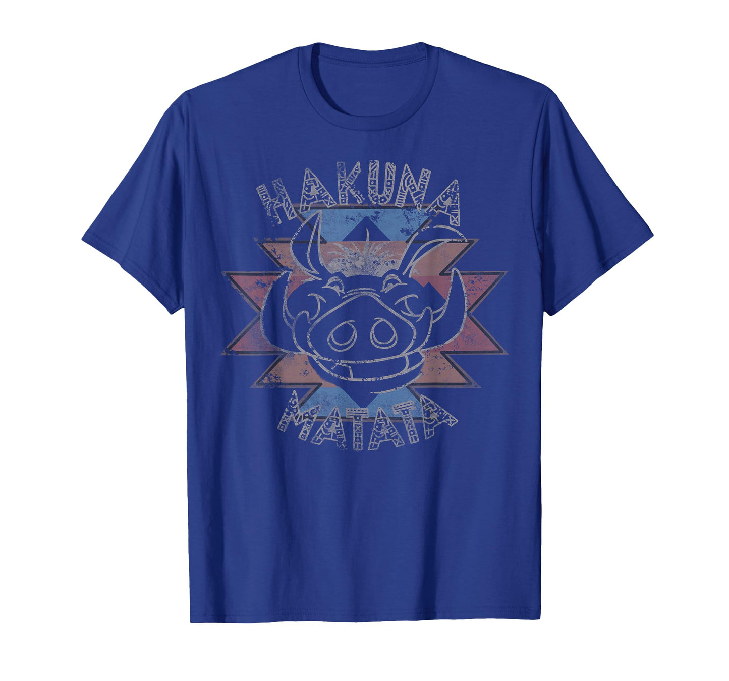 Disney The Lion King Pumbaa Hakuna Matata Distressed Logo T-Shirt