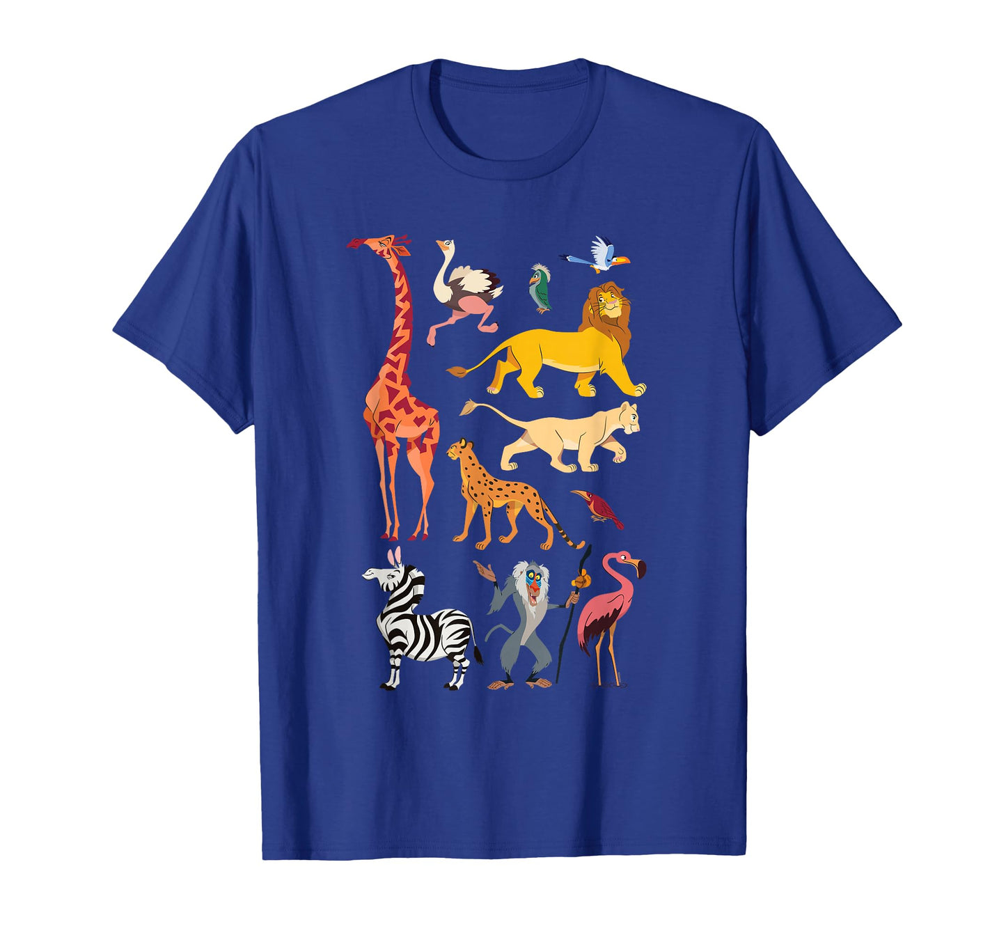 Disney The Lion King Simba and Animals of The Pride Lands T-Shirt