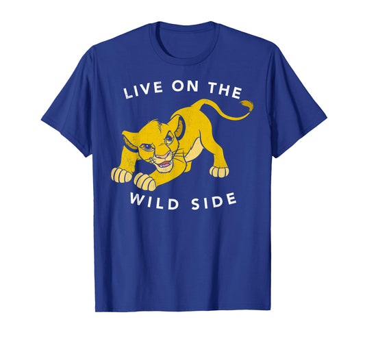 Disney Lion King Simba Live On The Wild Side Fierce Poster T-Shirt