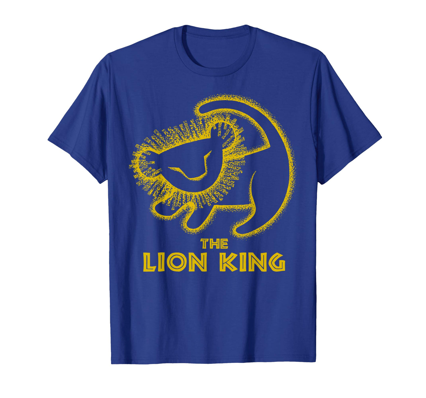 Disney The Lion King Simba Cave Painting Movie Title Logo T-Shirt