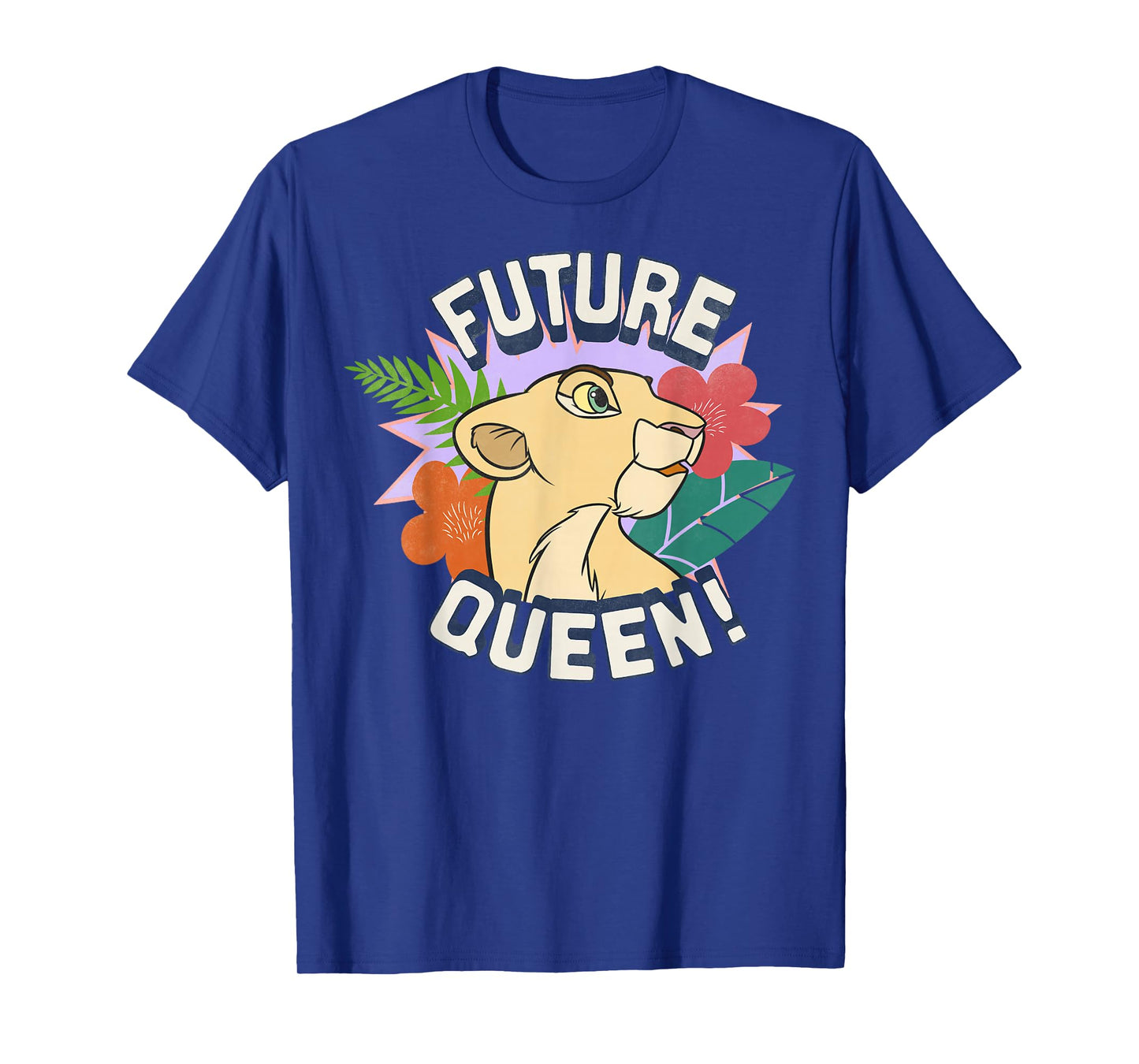 Disney Lion King Nala Future Queen Flowers Graphic T-Shirt T-Shirt