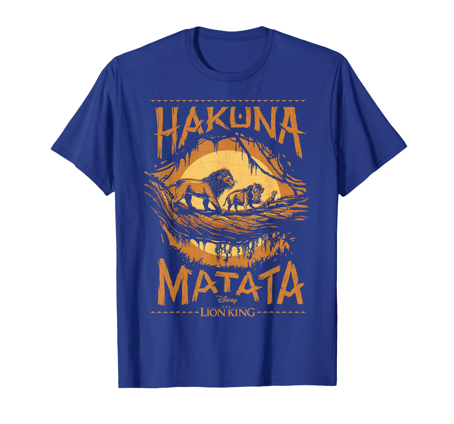 Disney The Lion King Live Action Hakuna Matata Sunset Poster T-Shirt