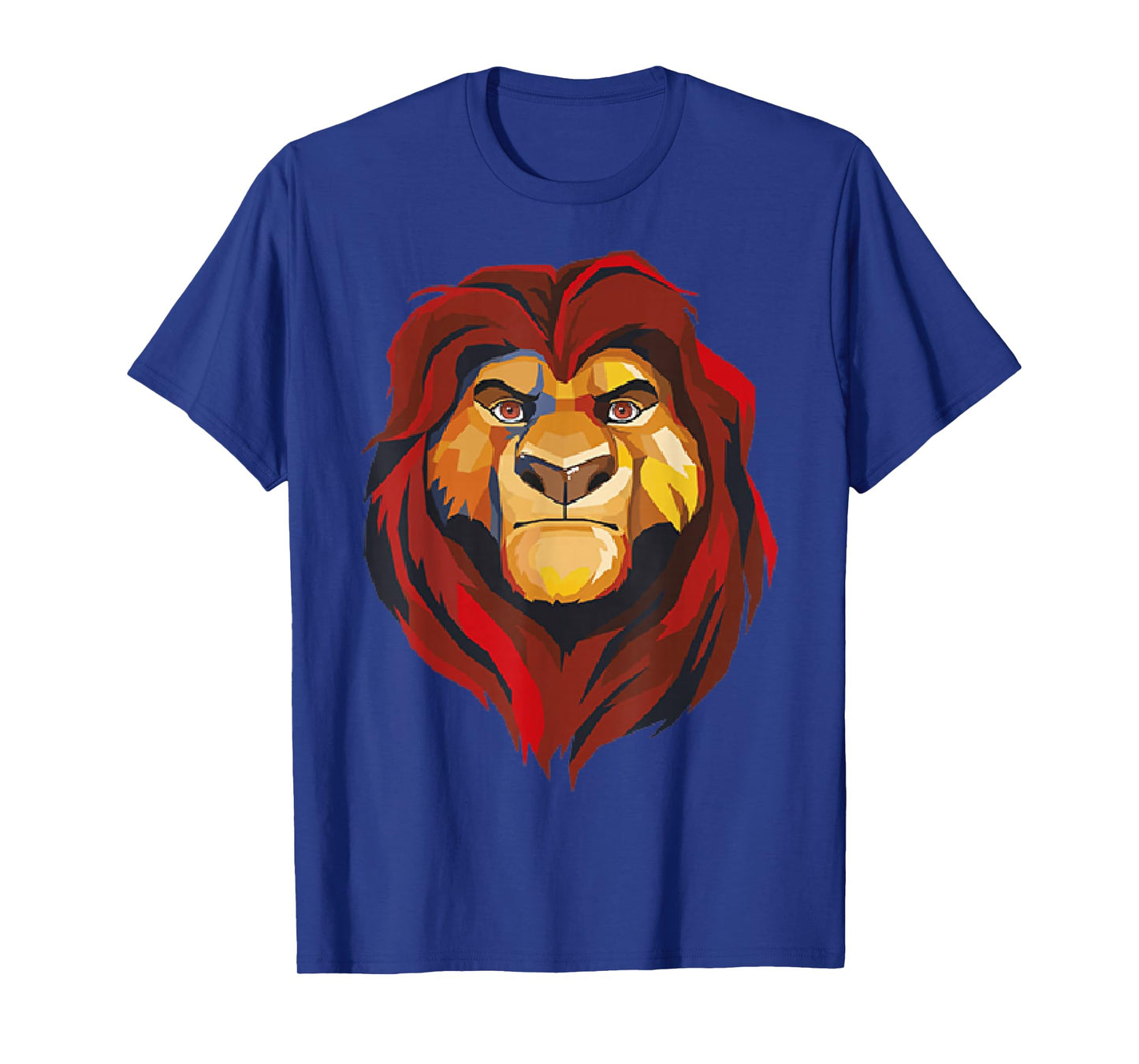 Disney Lion King Low Poly Mufasa Portrait T-Shirt