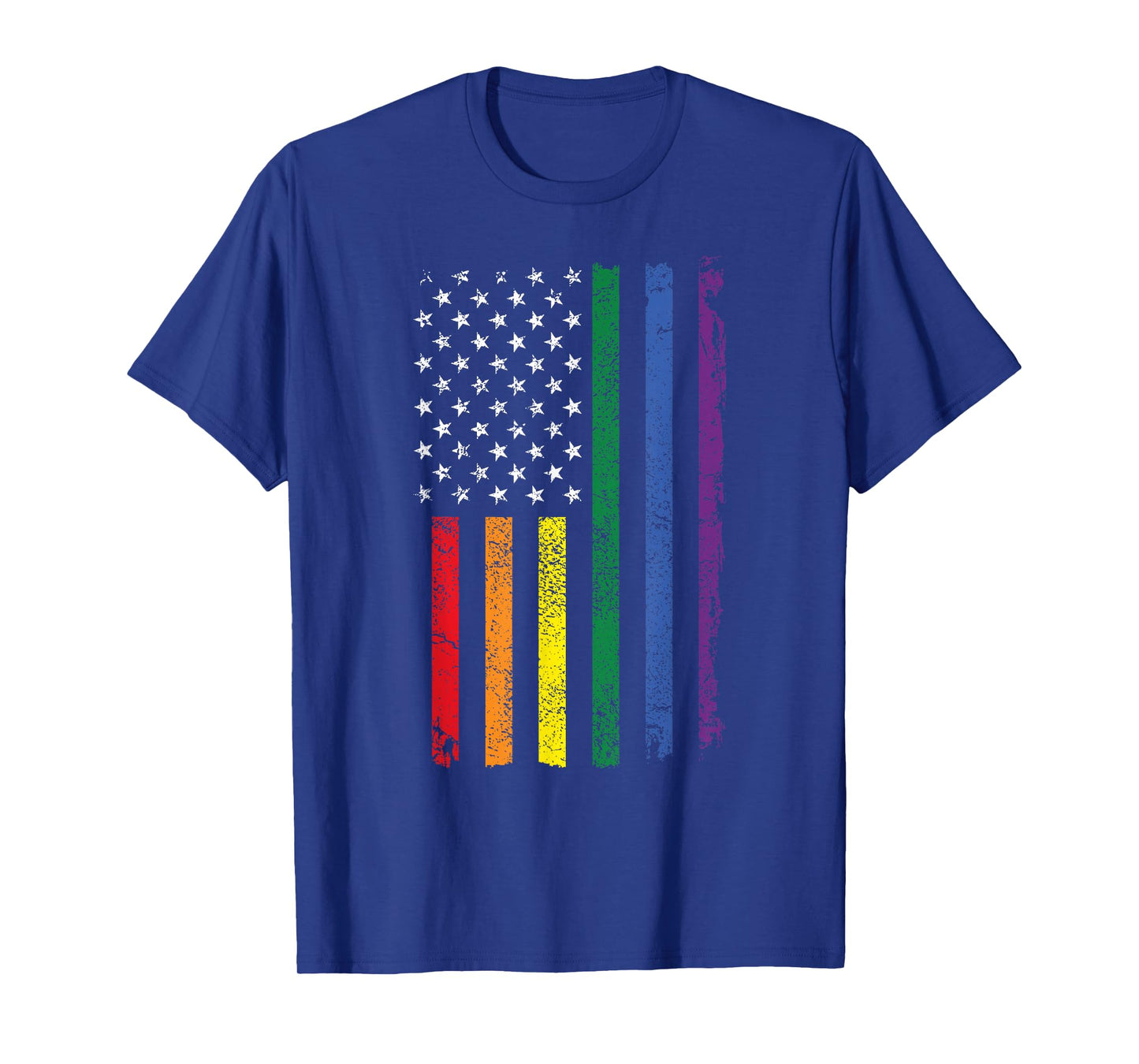 American Rainbow Flag LGBT Pride Tshirt T-Shirt