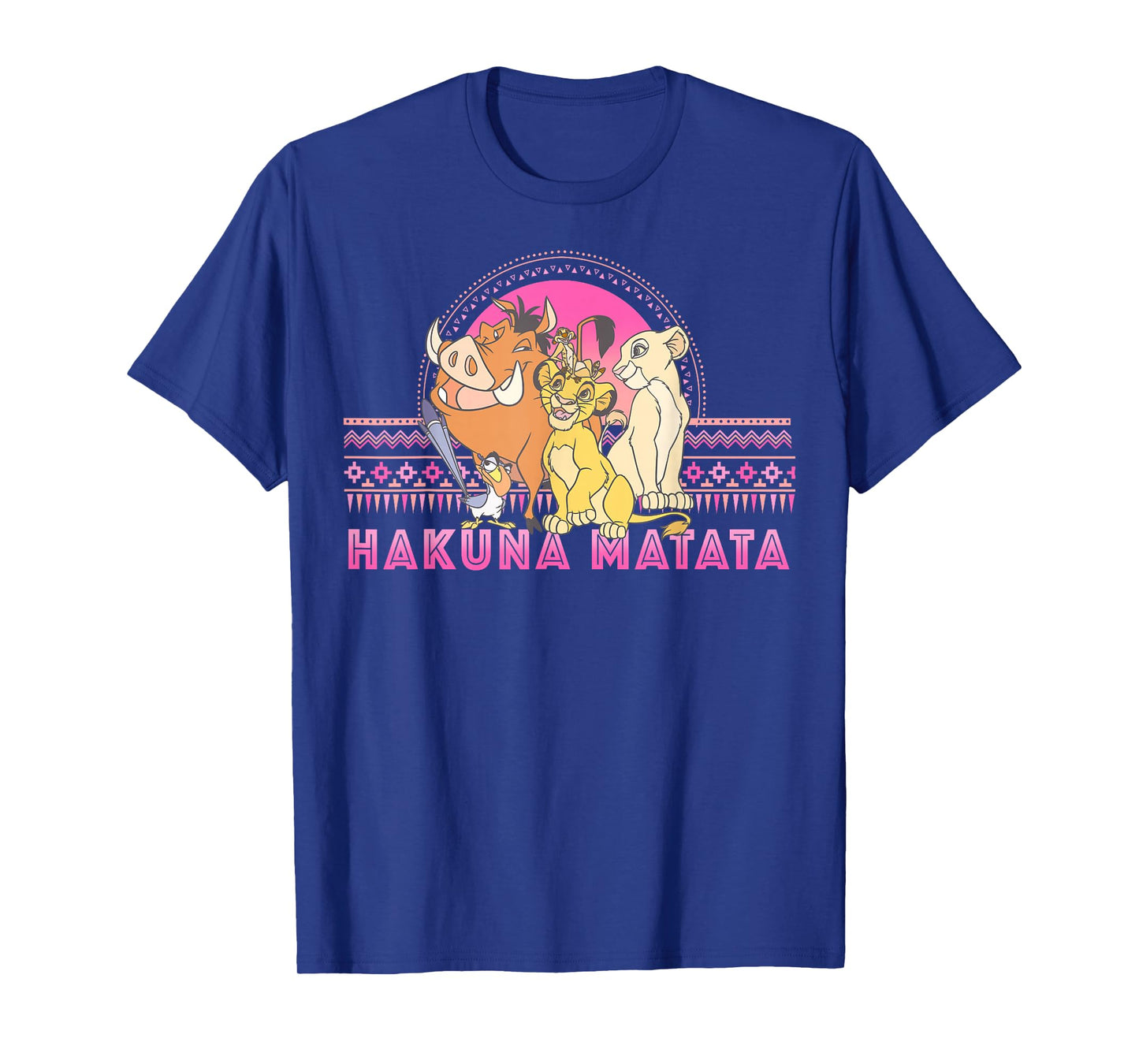 Disney Lion King Hakuna Matata Circle Artsy Portrait T-Shirt