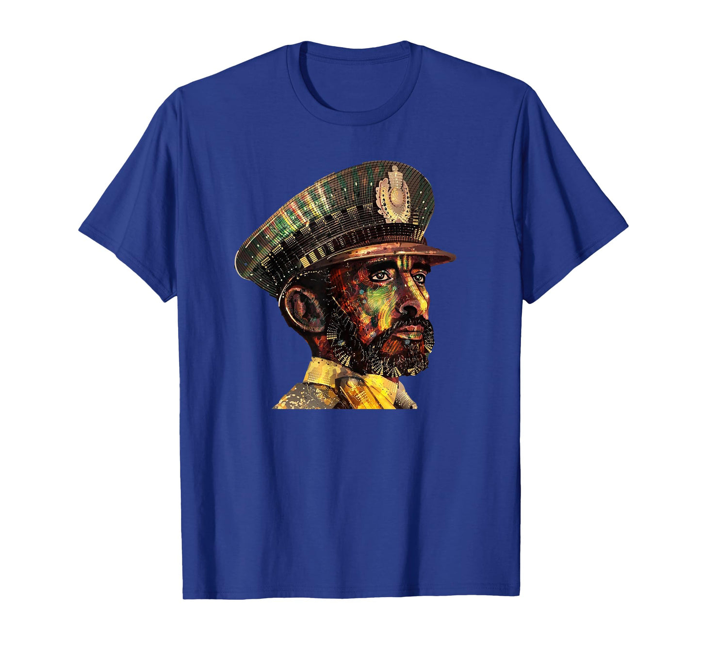 Ethiopian Visionary Emperor Haile Selassie Rasta Jamaican T-Shirt