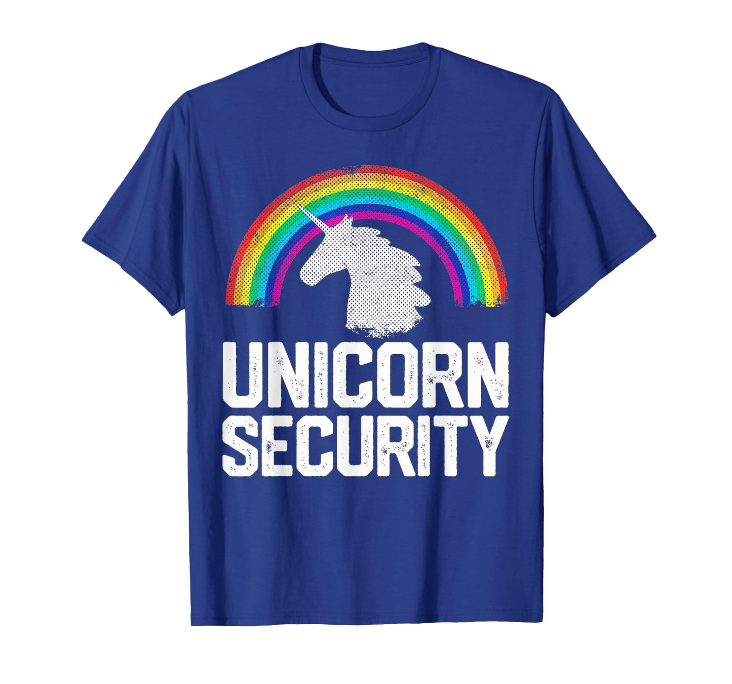 Unicorn Security Funny Rainbow Cute Halloween Costume Gift T-Shirt Small