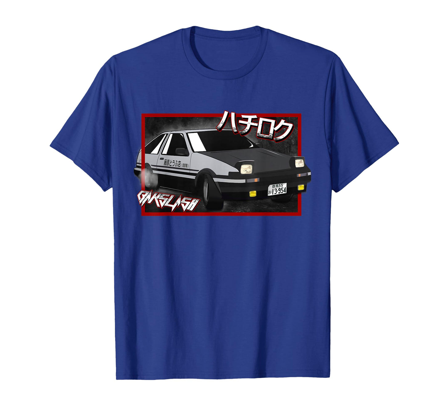 JDM Drift Anime Manga Car Hachiroku T-Shirt