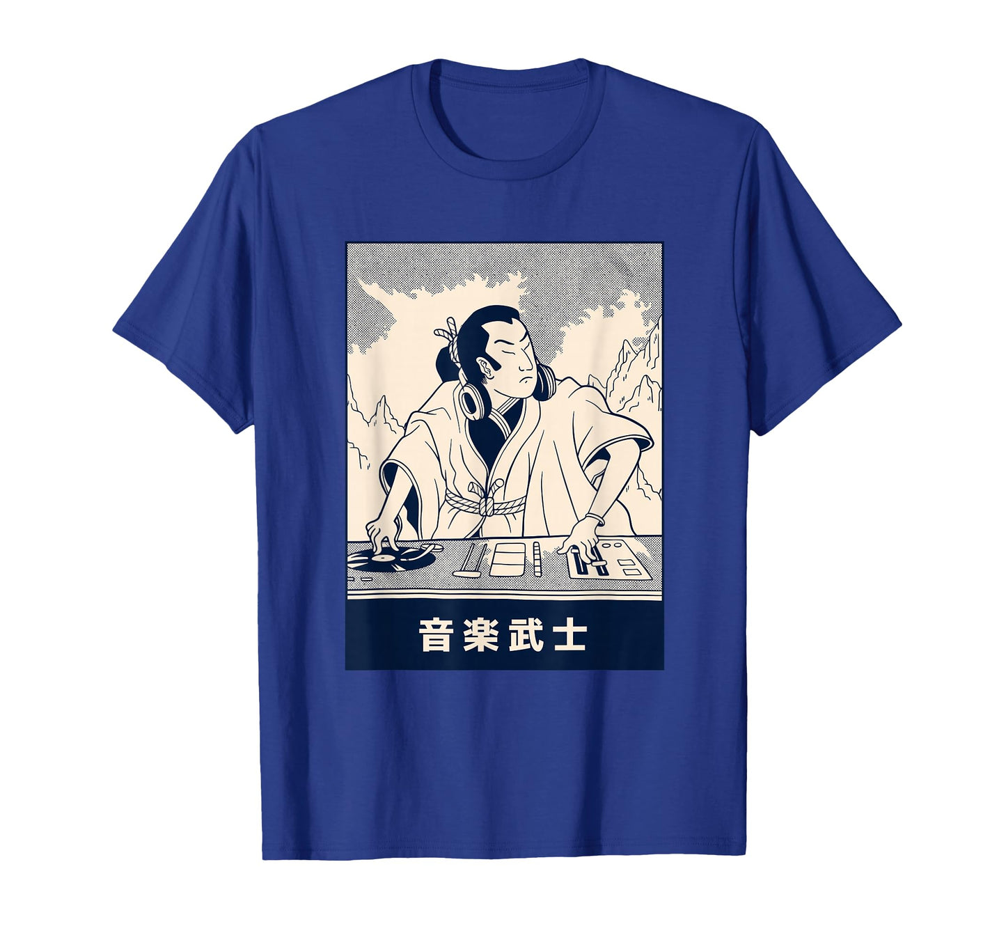 Japanese Samurai DJ Disco T-Shirt