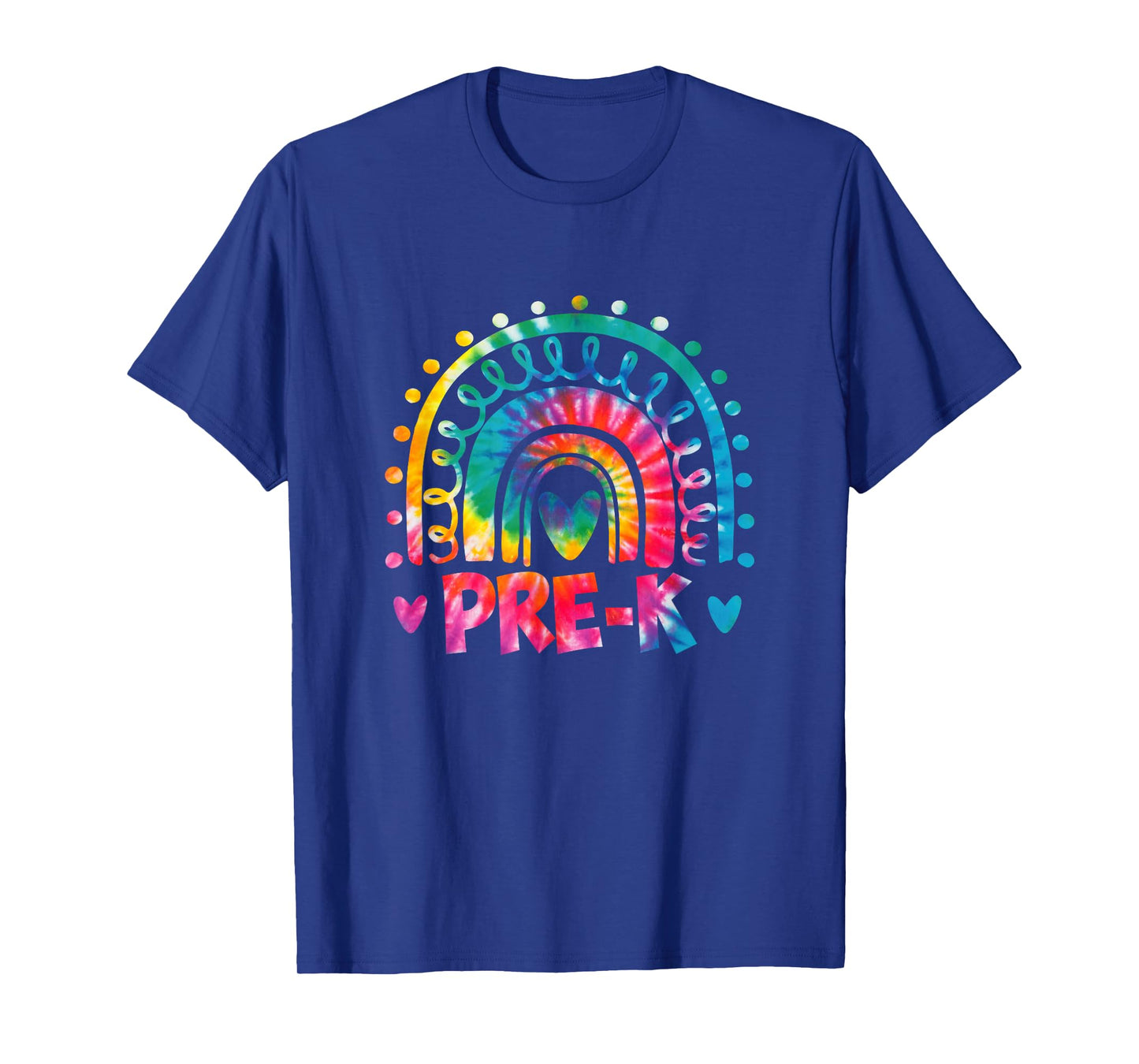 Tie Dye Prek Teacher Rainbow Preschool Back to School Girl T-Shirt