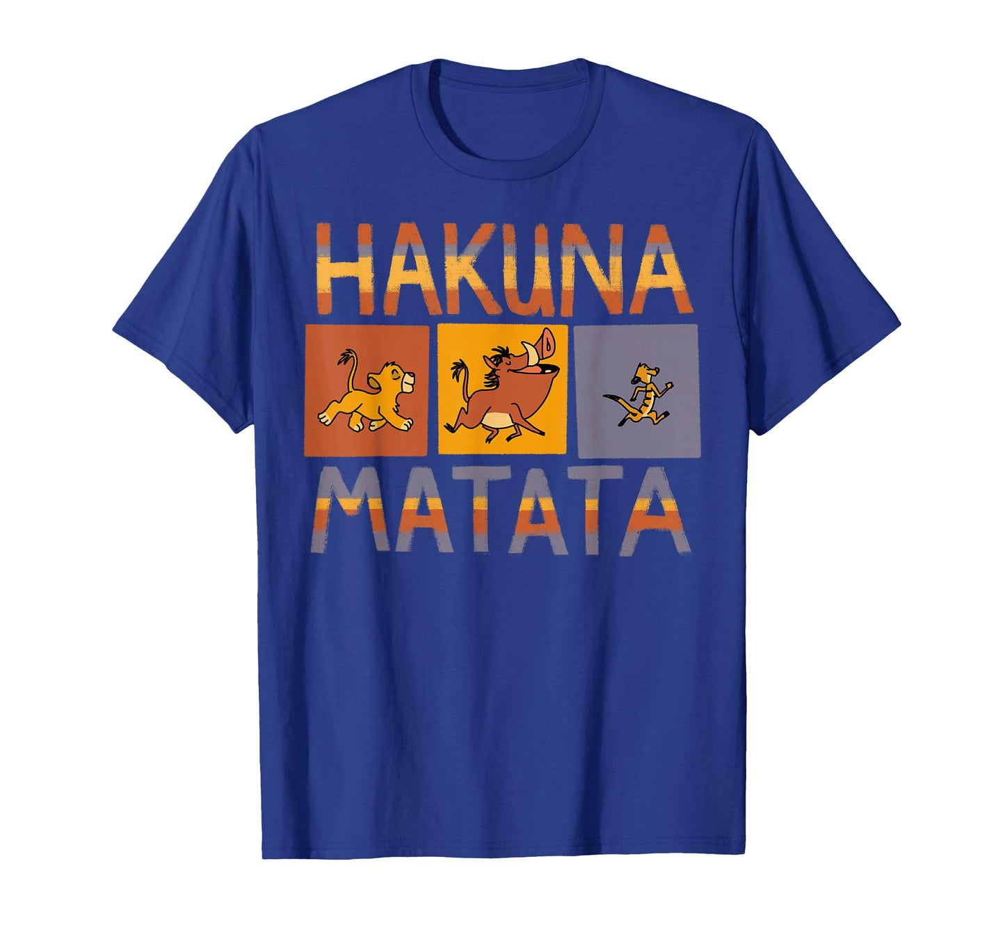 Disney The Lion King Hakuna Matata Solid Blocks T-Shirt