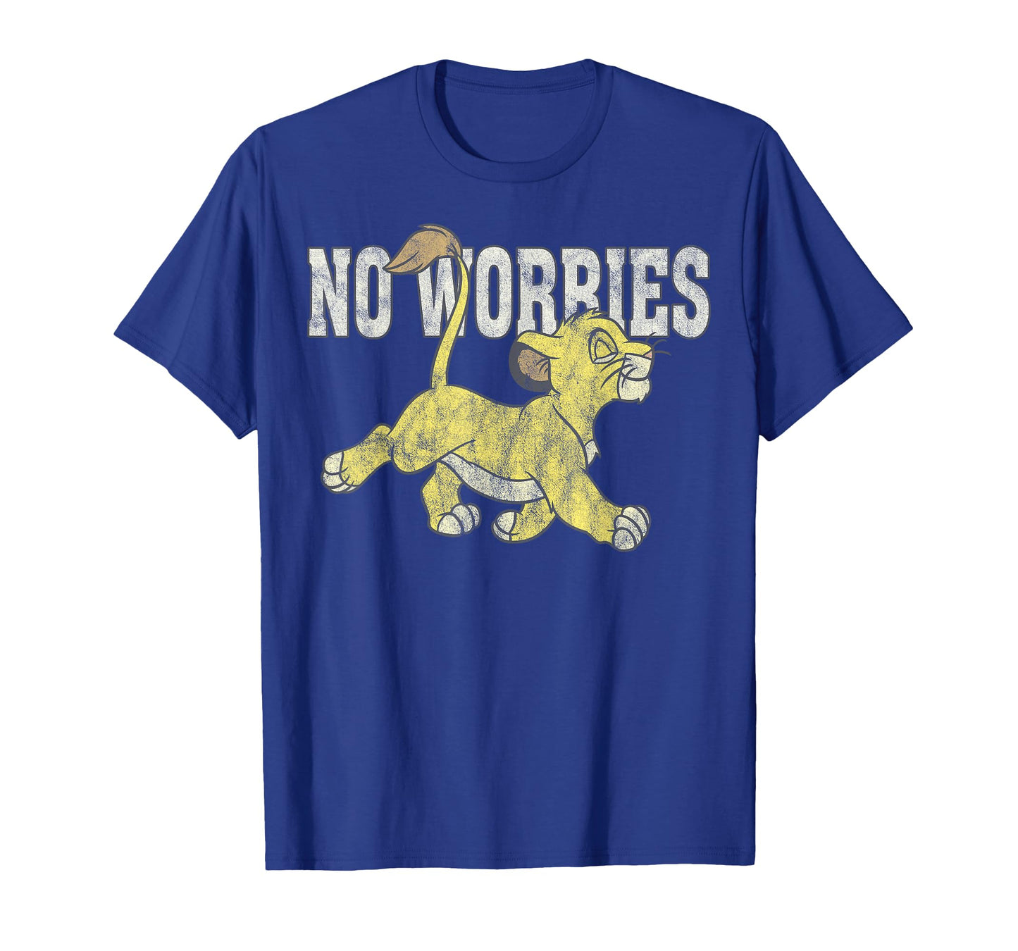 Disney The Lion King Simba No Worries Simple T-Shirt