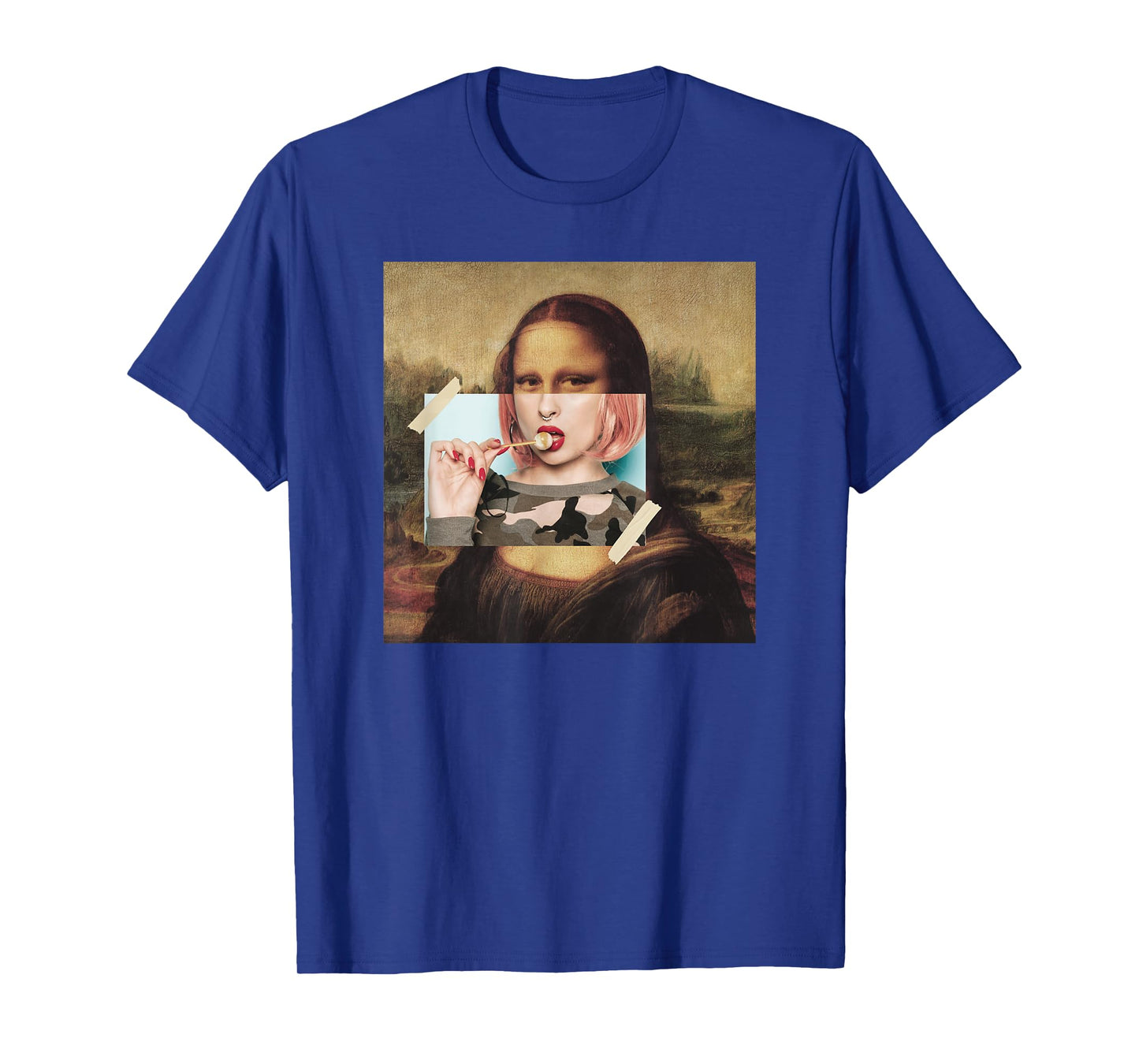 Aesthetic La Gioconda Mona Lisa E-Girl Pop Culture T-Shirt