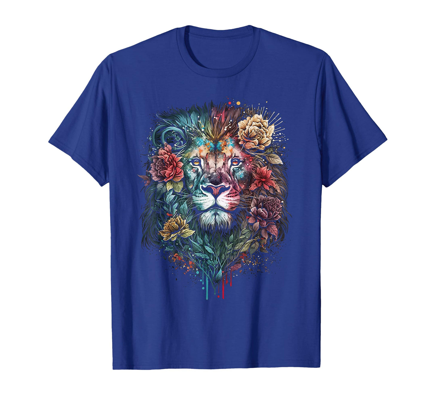 Lion colorful lions From Africa Day of the Dead T-Shirt