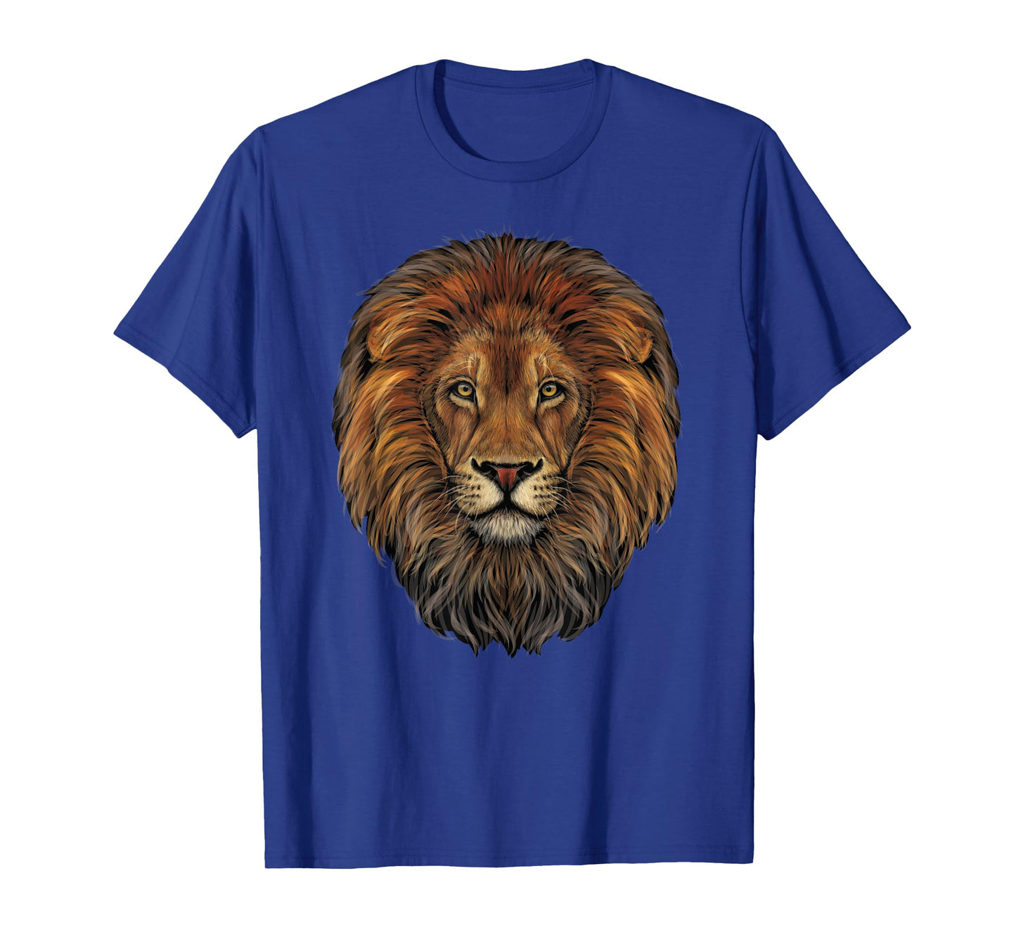 Lion Head Realistic for Lovers of Lions King African Animal T-Shirt