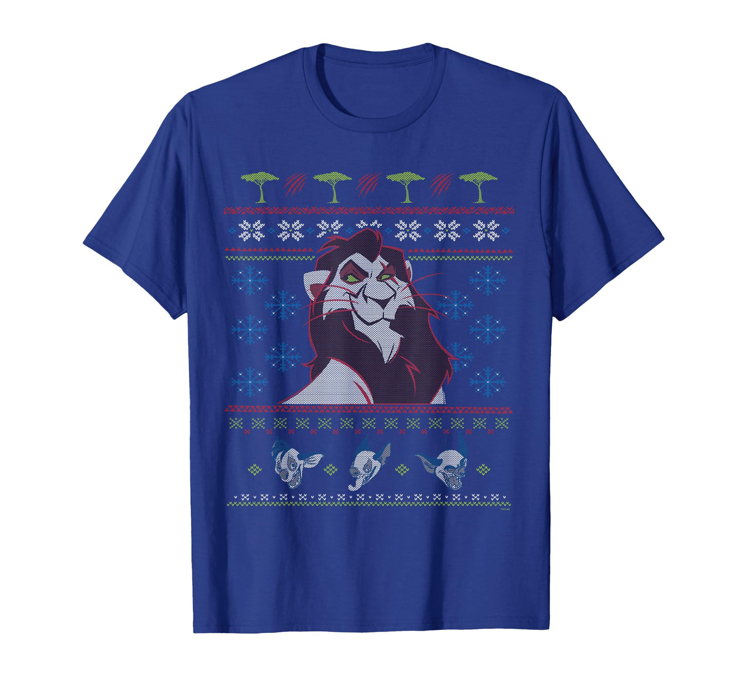 Disney Villains The Lion King Scar Ugly Christmas Sweater T-Shirt
