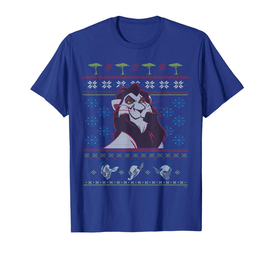 Disney Villains The Lion King Scar Ugly Christmas Sweater T-Shirt