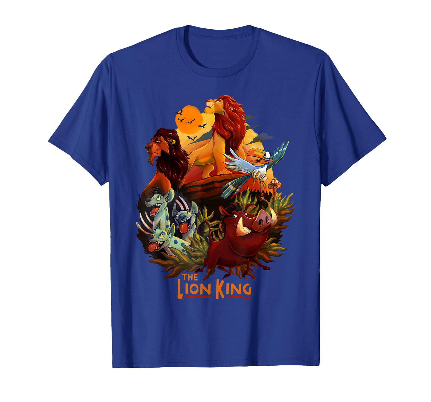 Disney Lion King Main Cast Poster Graphic T-Shirt T-Shirt
