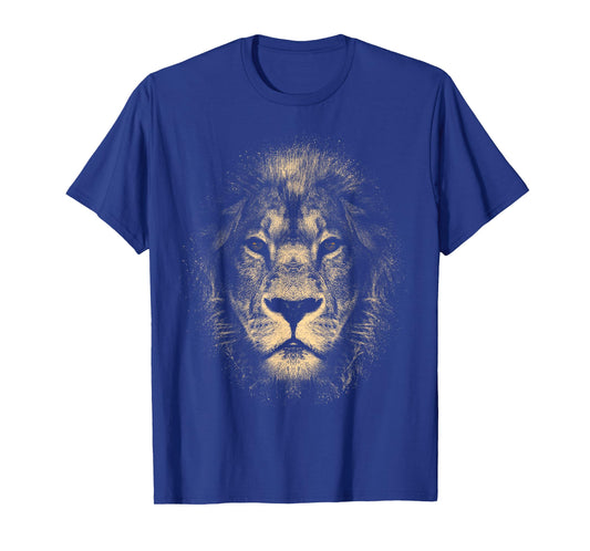 Africa Lion Stylish Lion Head with Cool Eyes and Mane T-Shirt