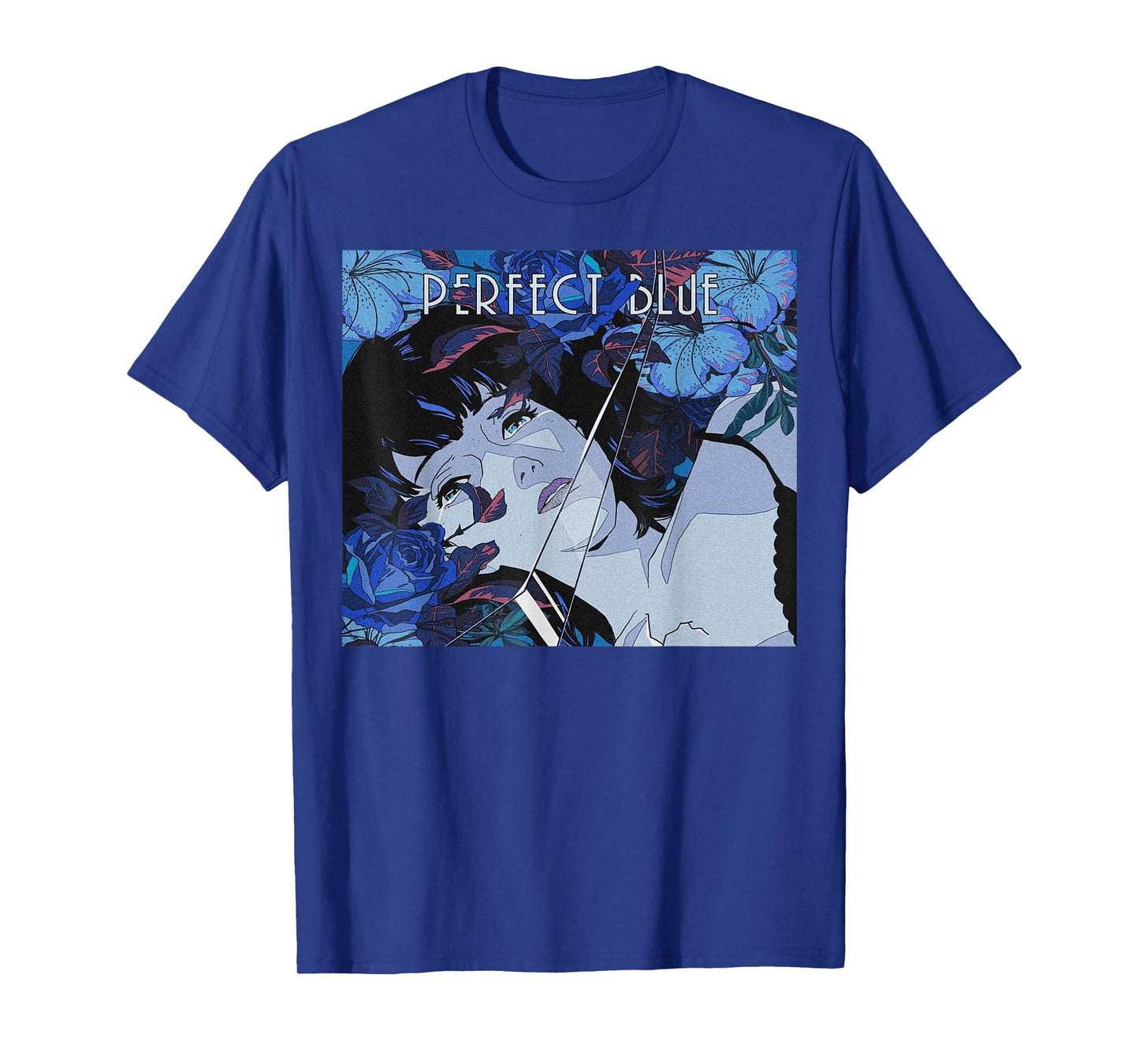 Japanese Anime Girl Perfect Blue T-Shirt Small