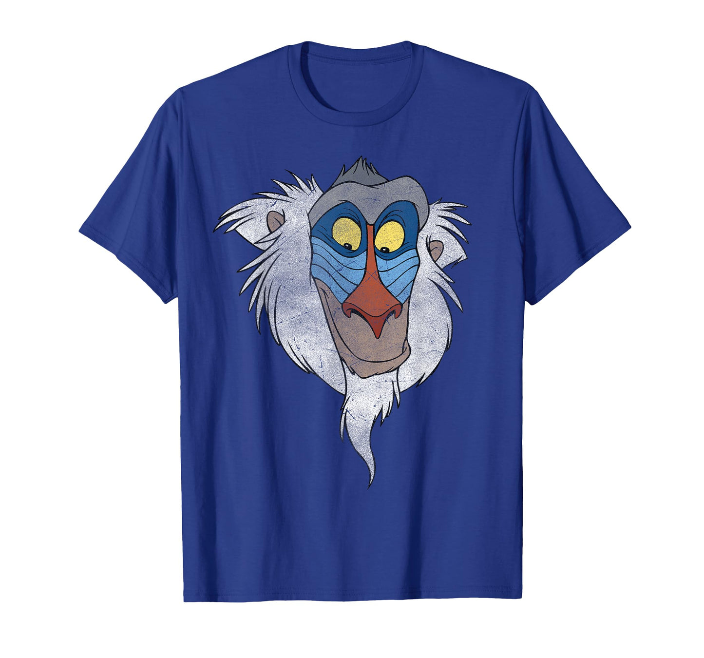 Disney The Lion King Rafiki Big Face Distressed Portrait T-Shirt