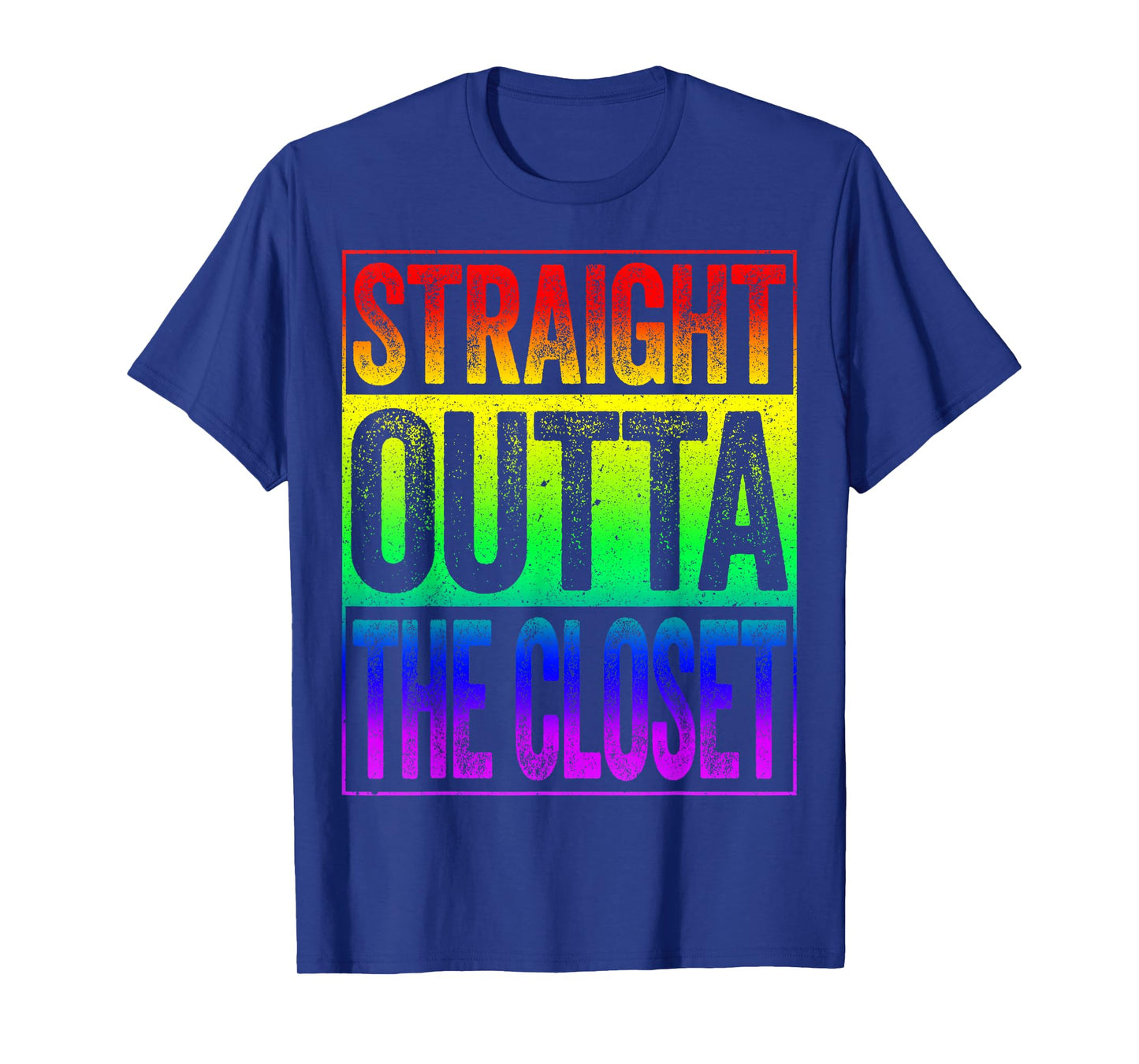 Straight Outta The Closet Shirt LGBT Pride T-Shirt
