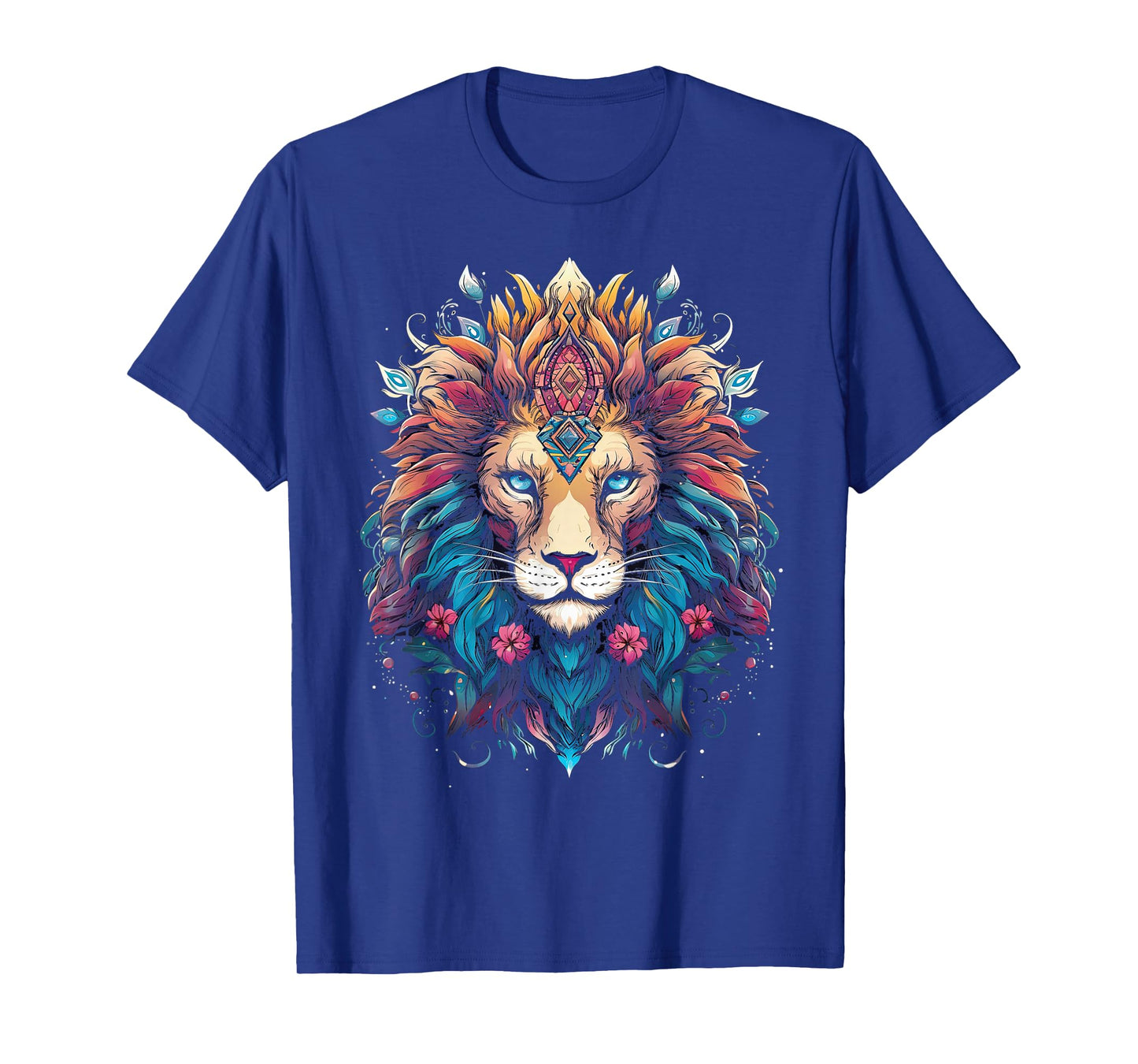 Lion colorful lions From Africa Day of the Dead T-Shirt