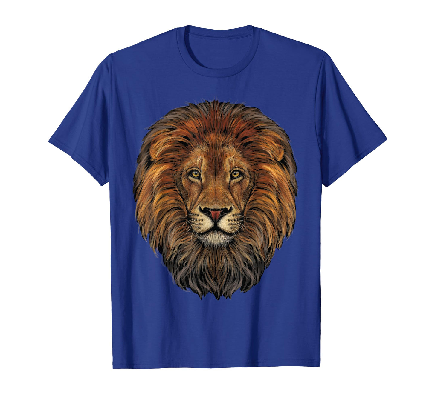 lion head realistic for lovers of lions King African Animal T-Shirt